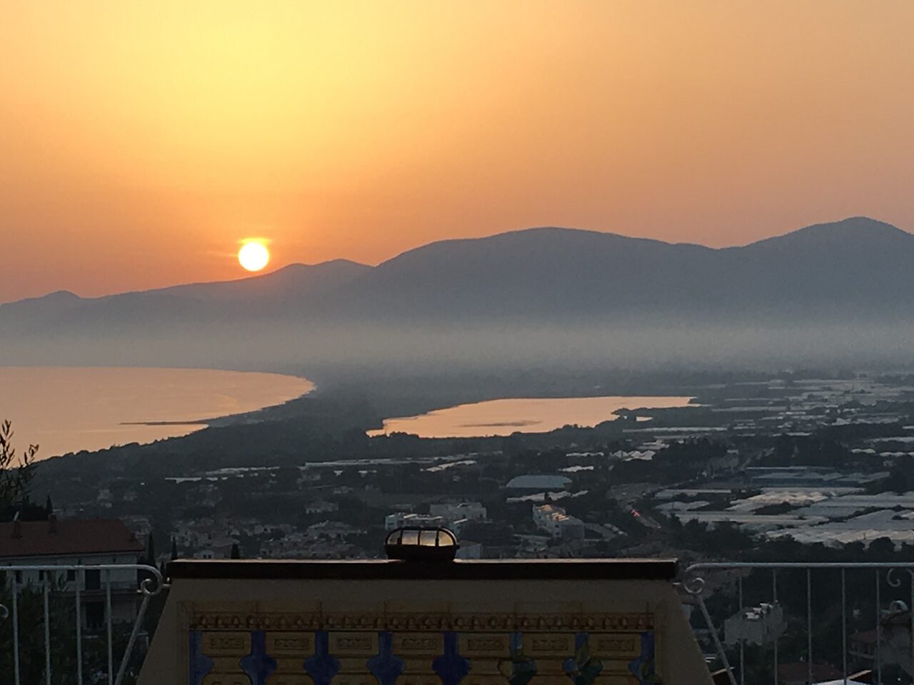 San Felice Circeo on a sunset
