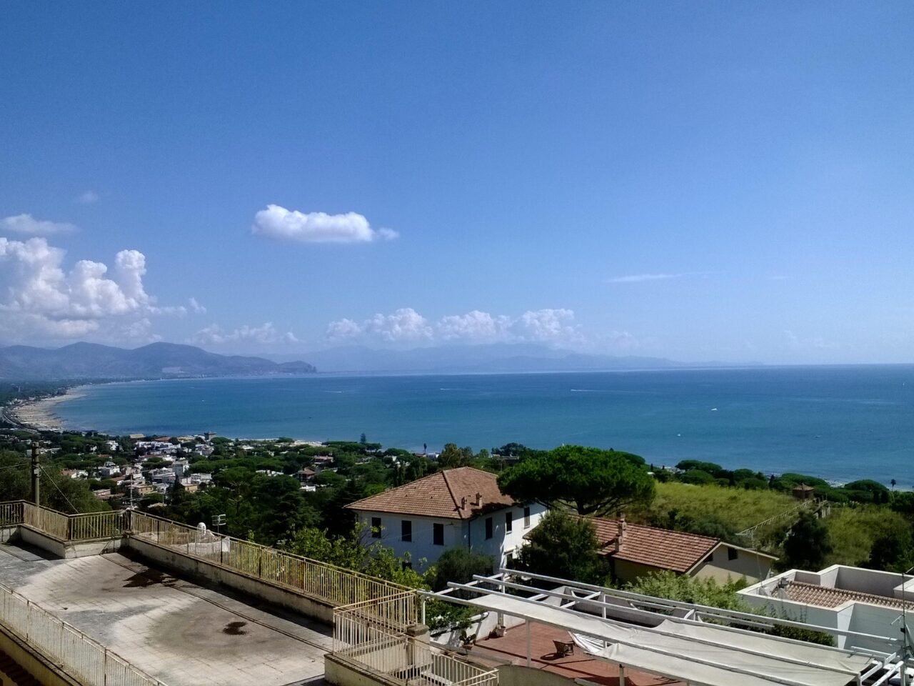 San Felice Circeo - overlooking of the sea from the city