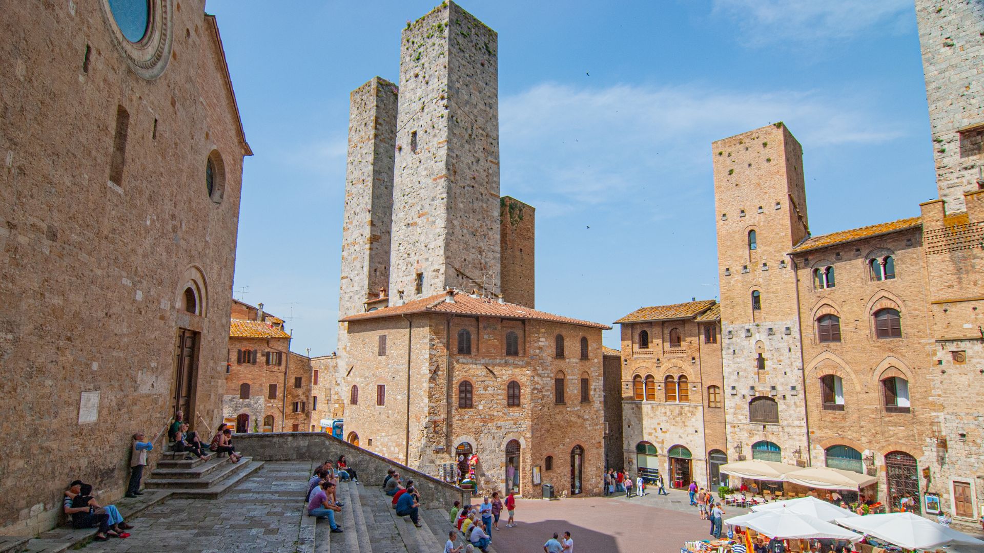 Image shows San Gimignano.