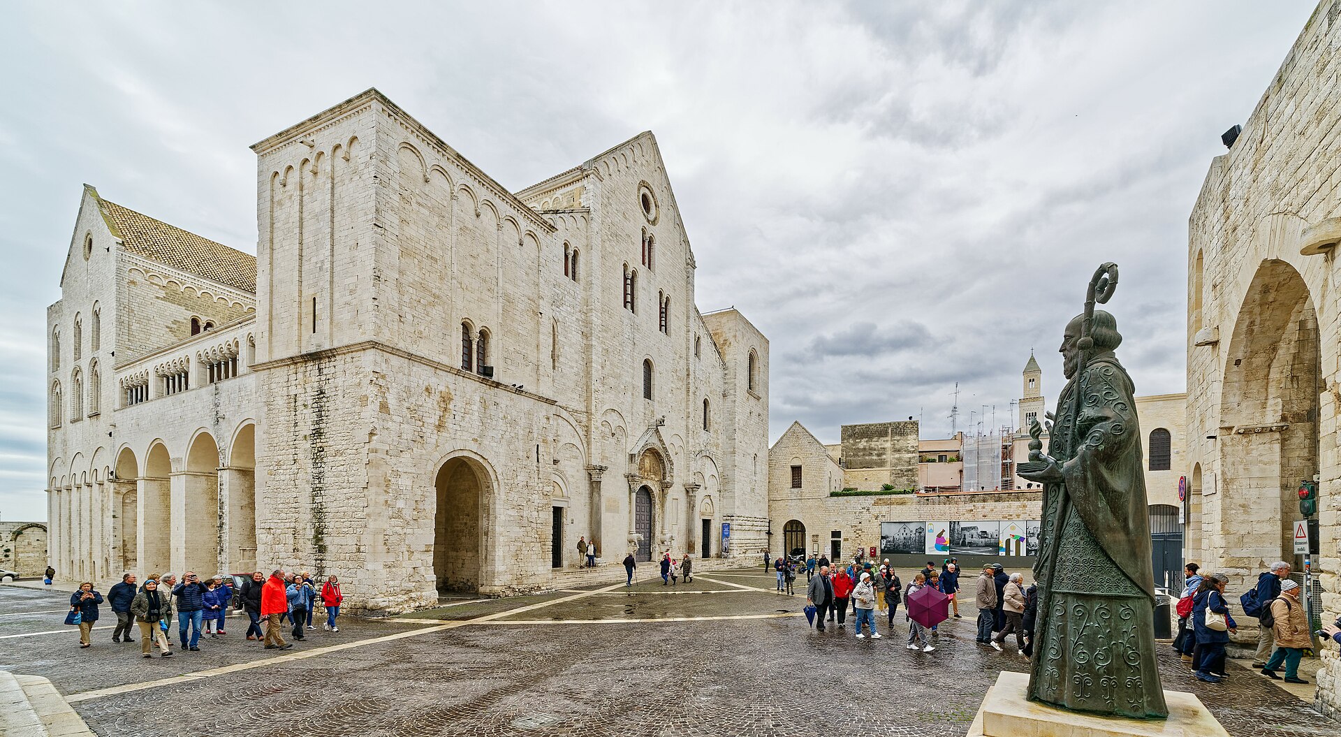 Facade of the Church of San Nicola di Bari in Chieti, Italy