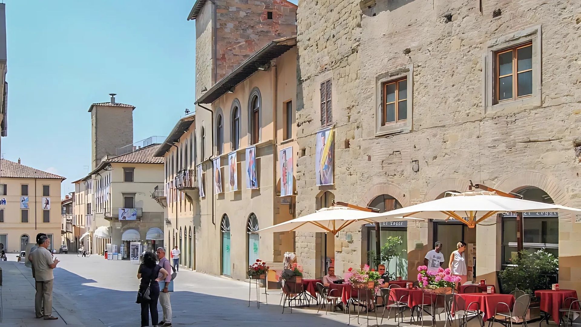 Image shows Sansepolcro, italy