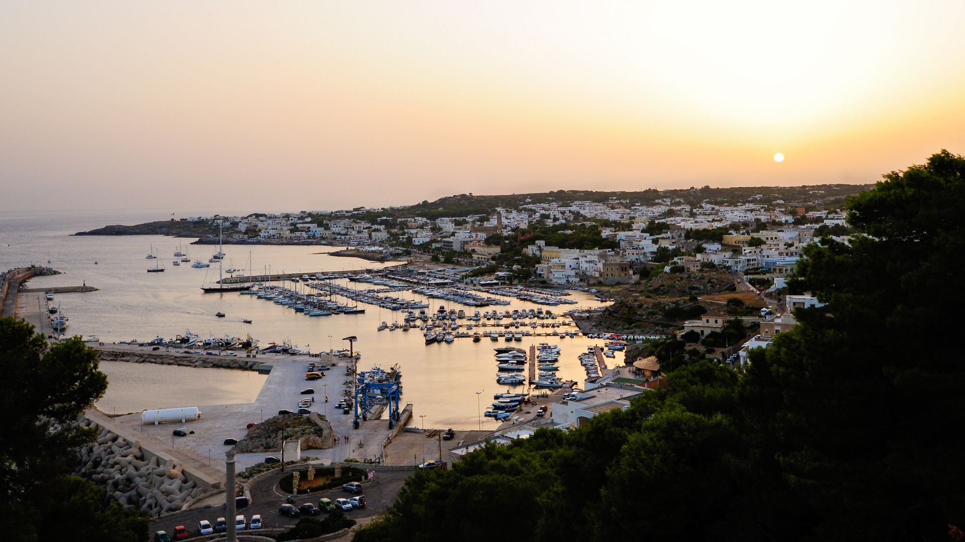 Image shows Santa Maria di Leuca, Italy.