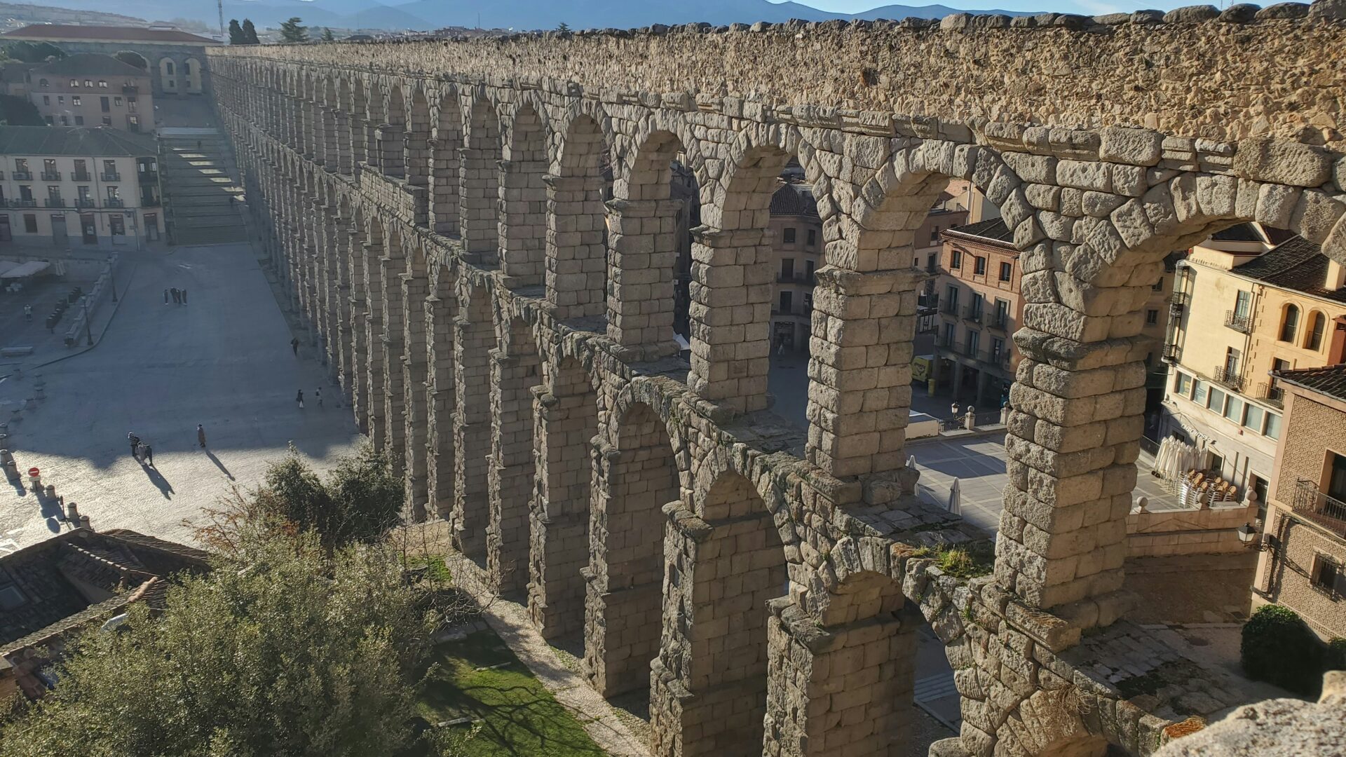Segovia Aqueduct in Spain