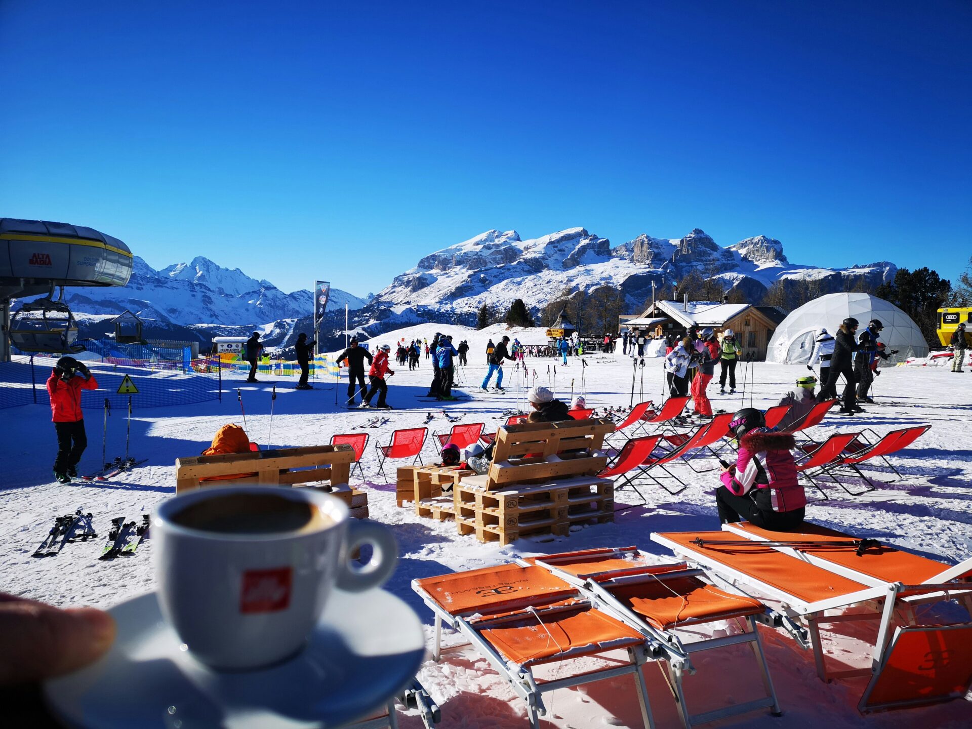 Ski resort in Badia, South Tyrol
