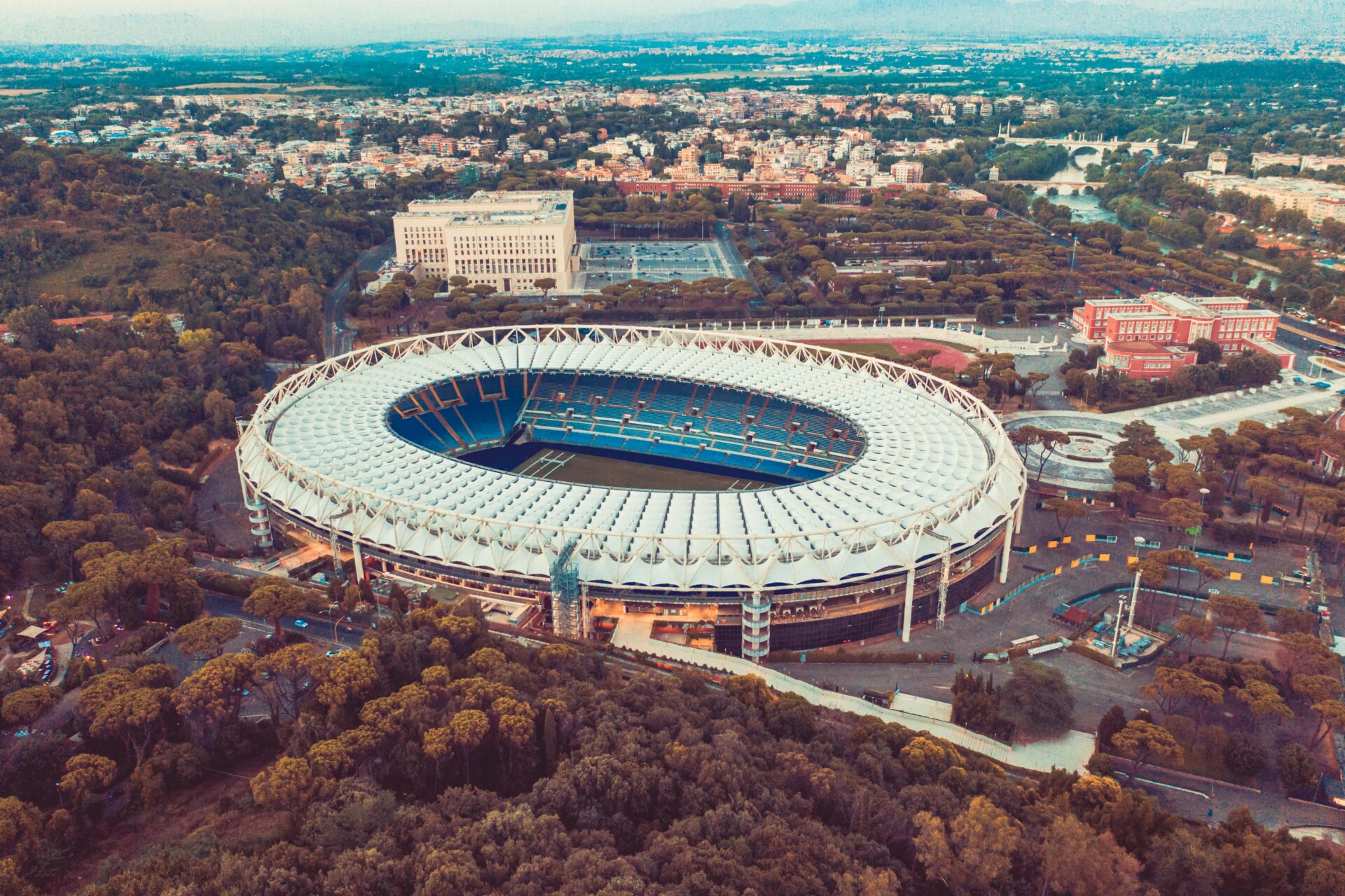 Foro Italico sports complex in Rome, Italy