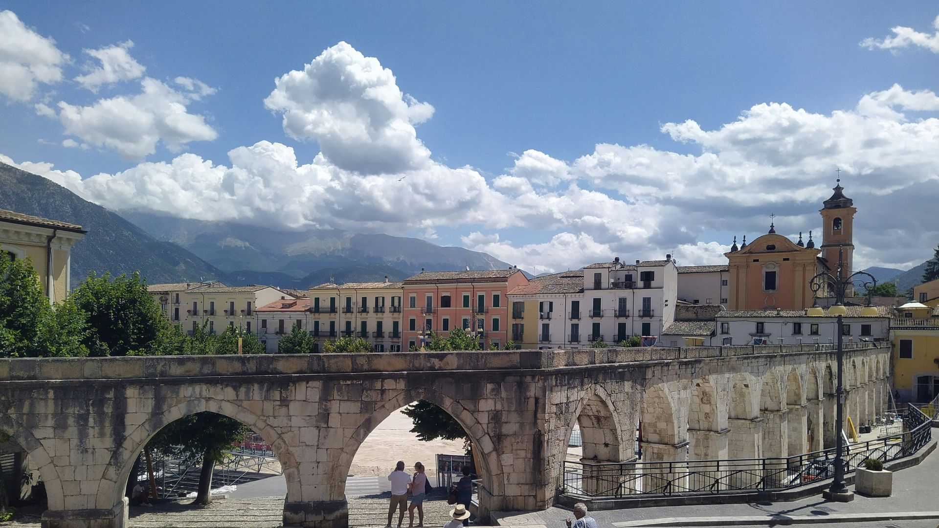 Image shows Sulmona, Italy