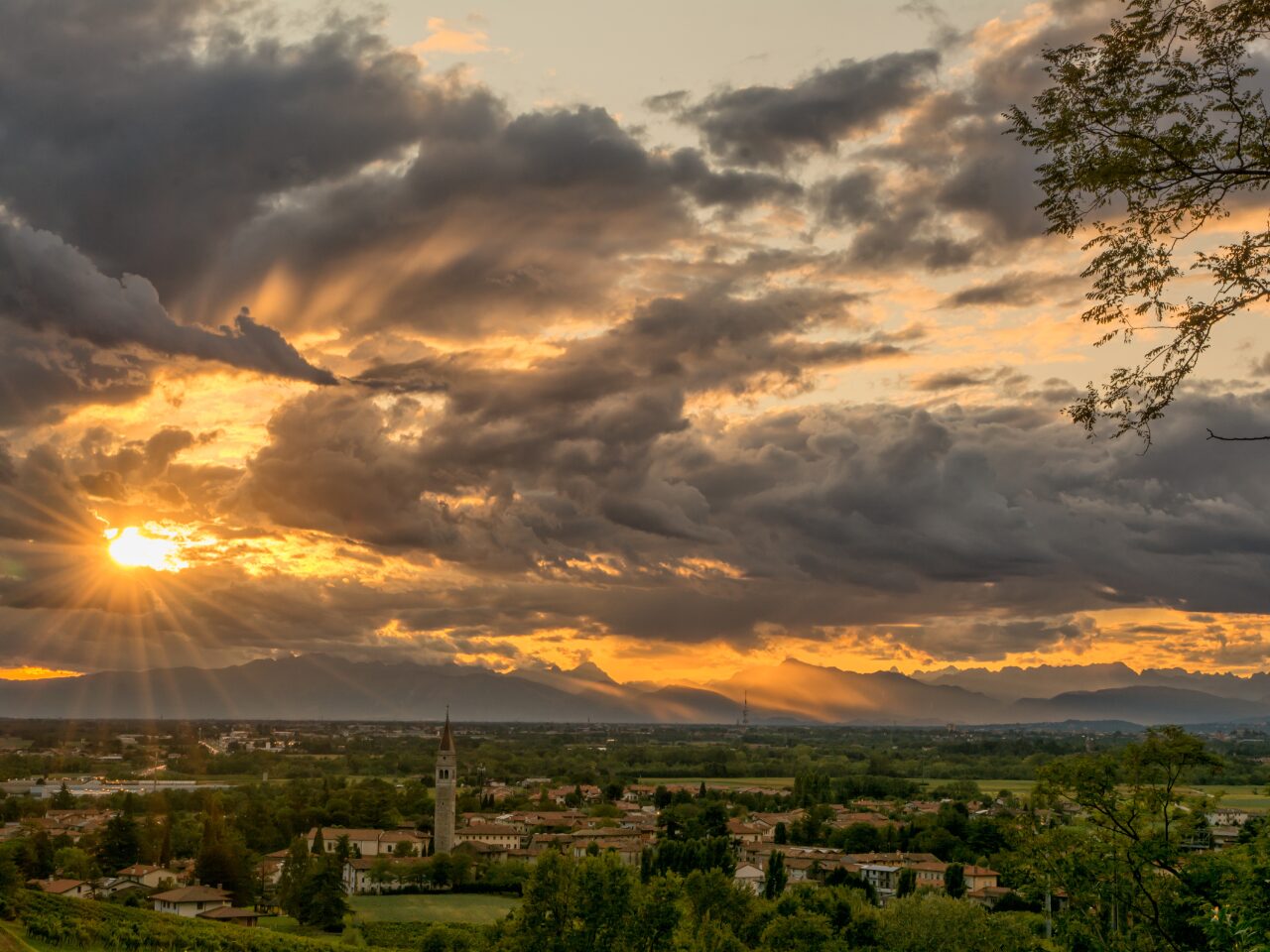 Sunset in Friuli-Venezia Giulia