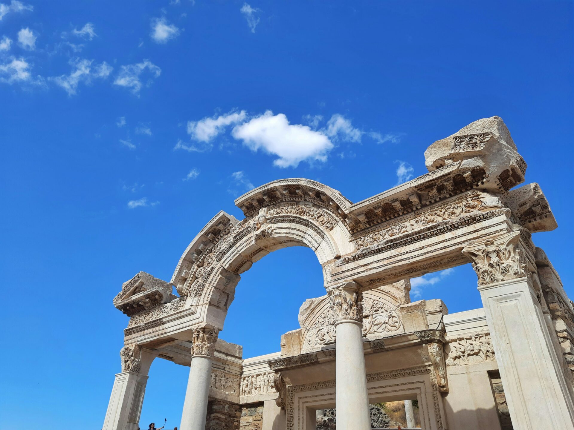 Temple of Hadrian in Ephesus, Turkey - Roman arch ruin