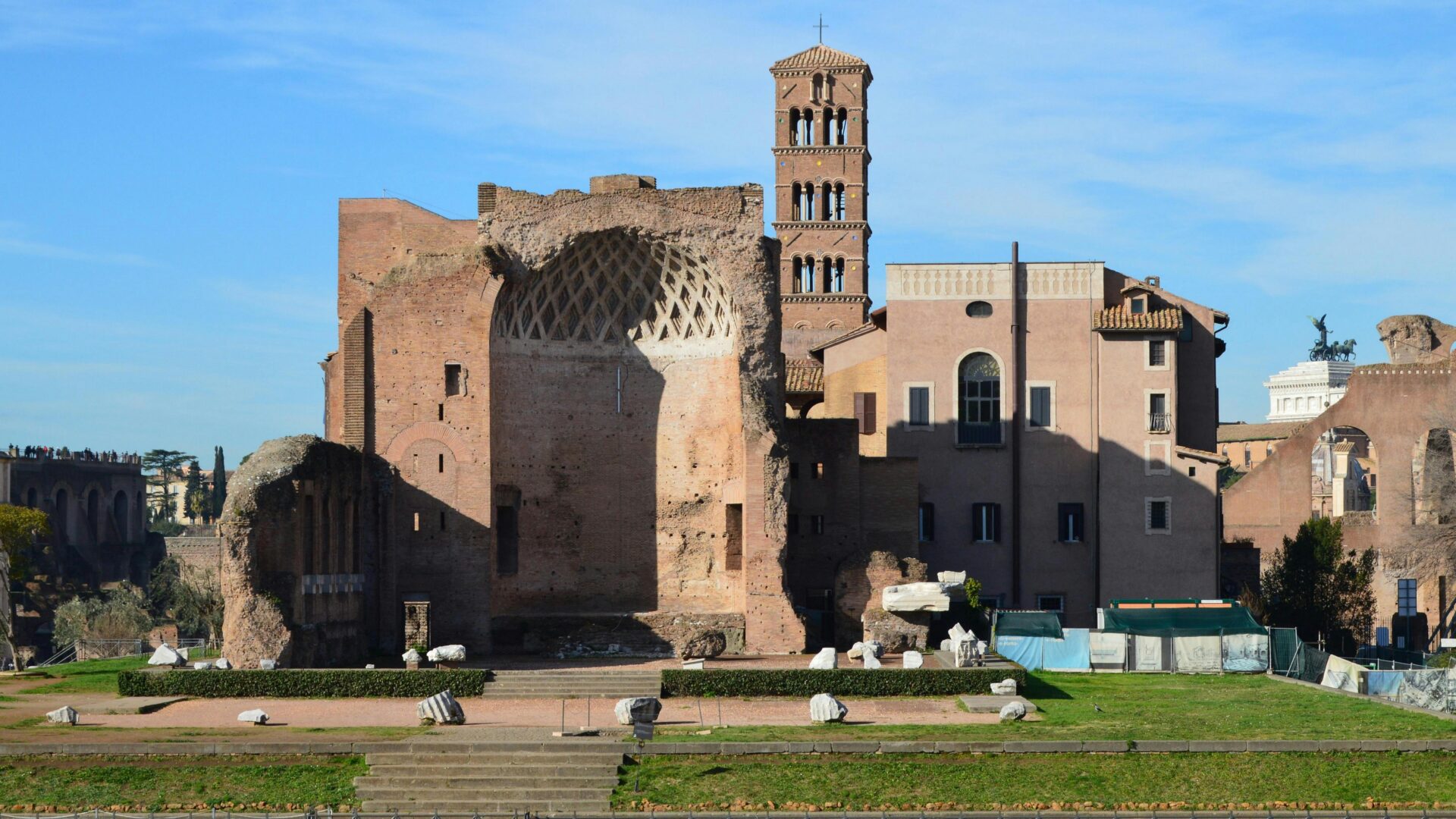 Temple of Venus and Rome - Roman temple ruins