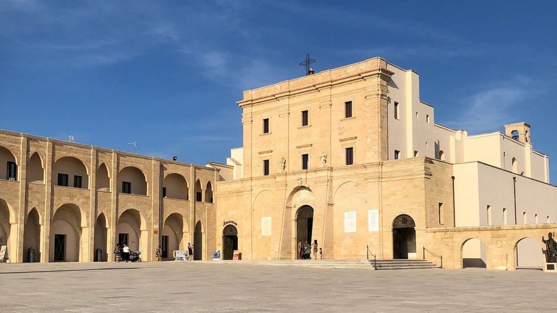 Image shows The Basilica Santuario di Santa Maria de Finibus Terrae, Santa Maria di Leuca, Italy