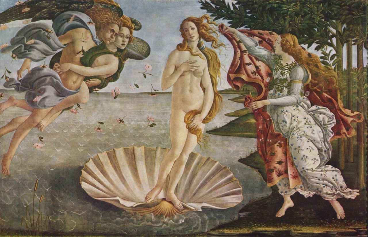 'The Birth of Venus' by Sandro Botticelli - Renaissance art Italy
