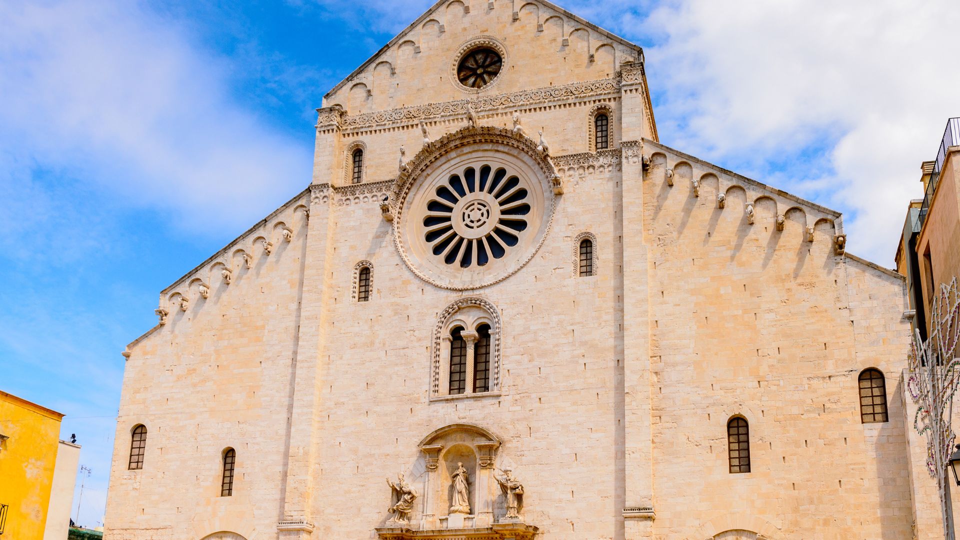 Image shows The Cathedral of San Sabino, Bari Vecchia, Italy