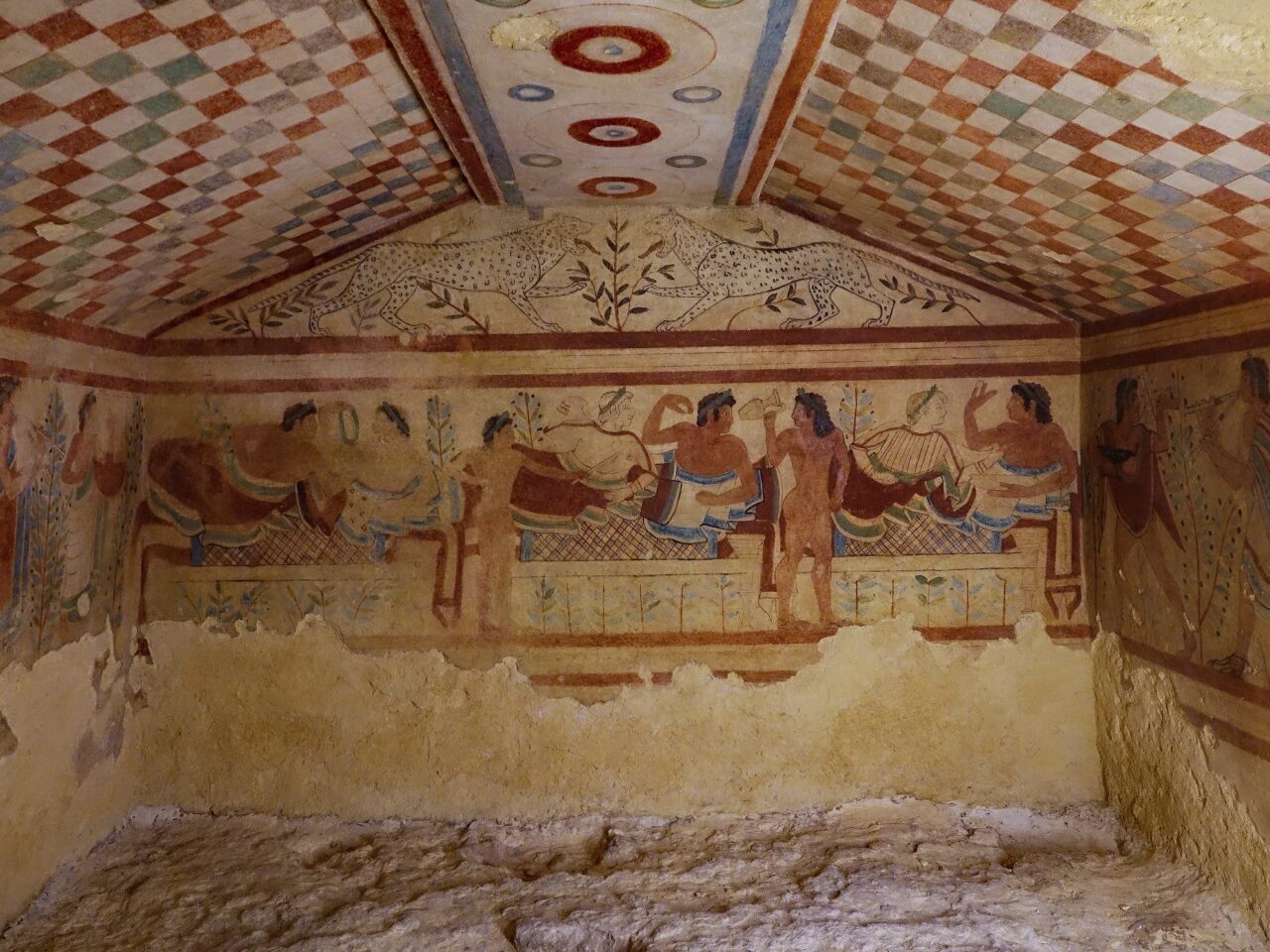 Tomb of the Leopards - Etruscan art