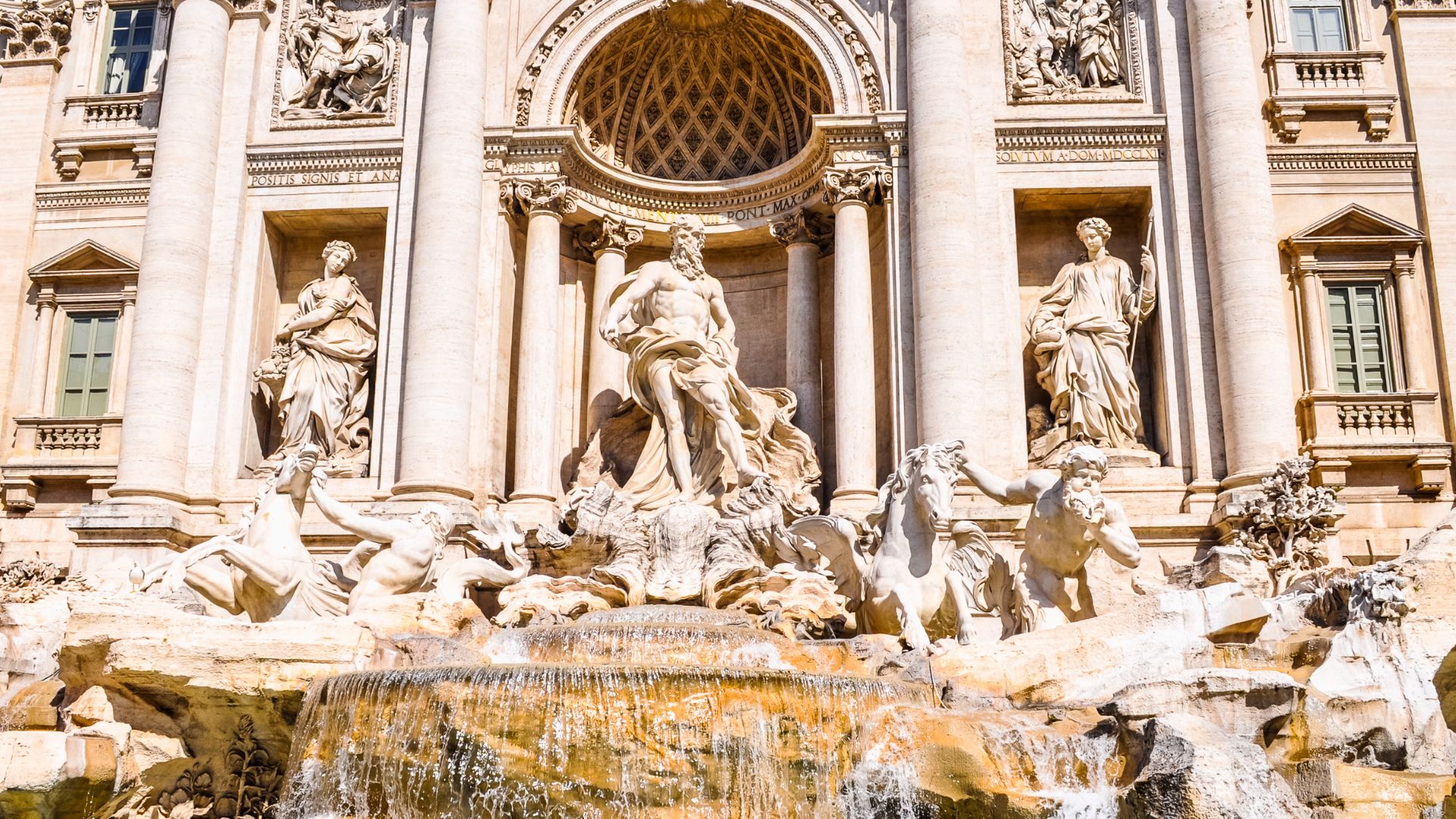 Image of The Trevi Fountain, Rome.