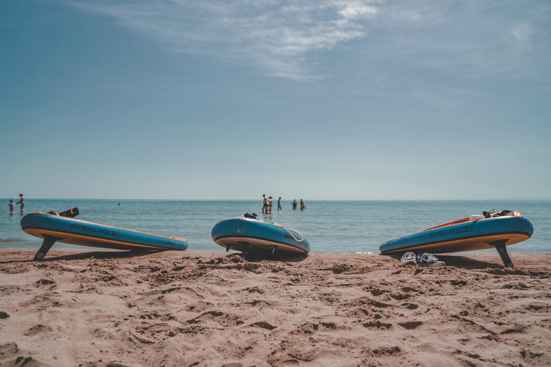 Vasto - Abruzzo, Italia - kayak boats on the beach side