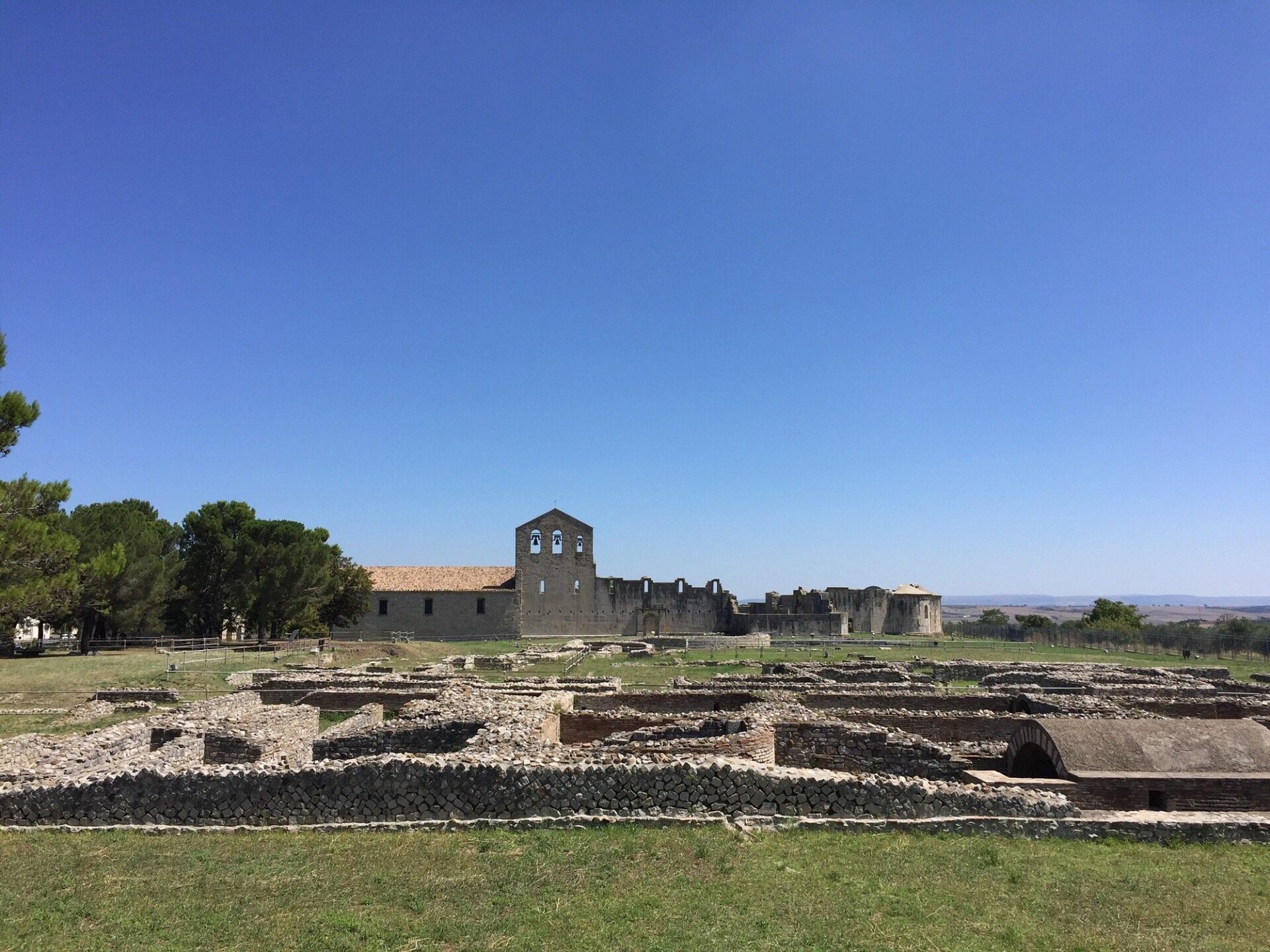 Ruins of the ancient Roman city in Venosa