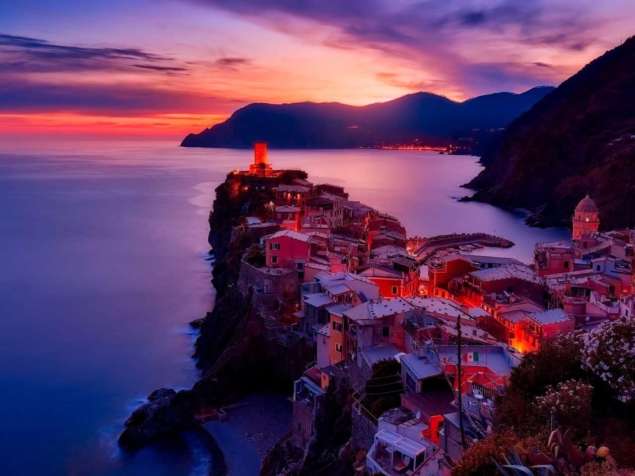 Vernazza - town in Italy - La Spezia, Liguria, northwestern Italy