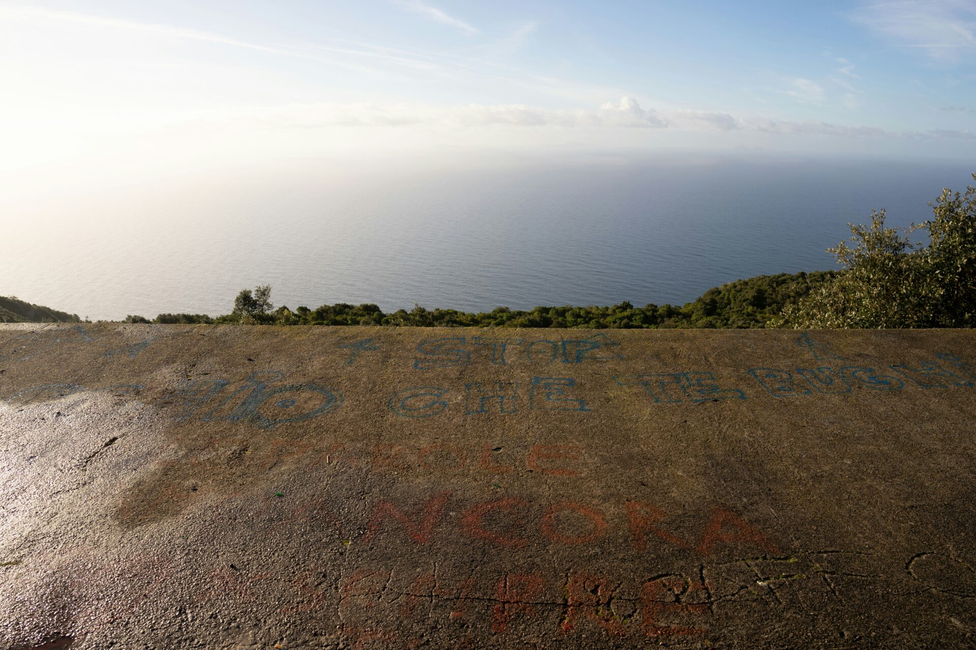 Via Acropoli, San Felice Circeo - Start of the Le Crocette trail