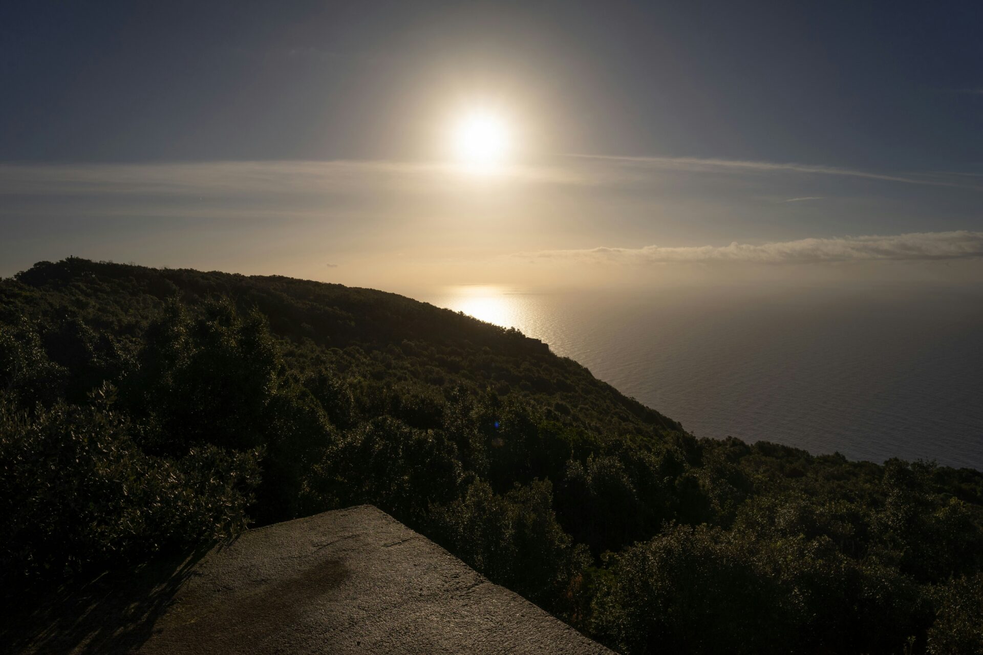 Via Acropoli, San Felice Circeo - view of the sea from the trail