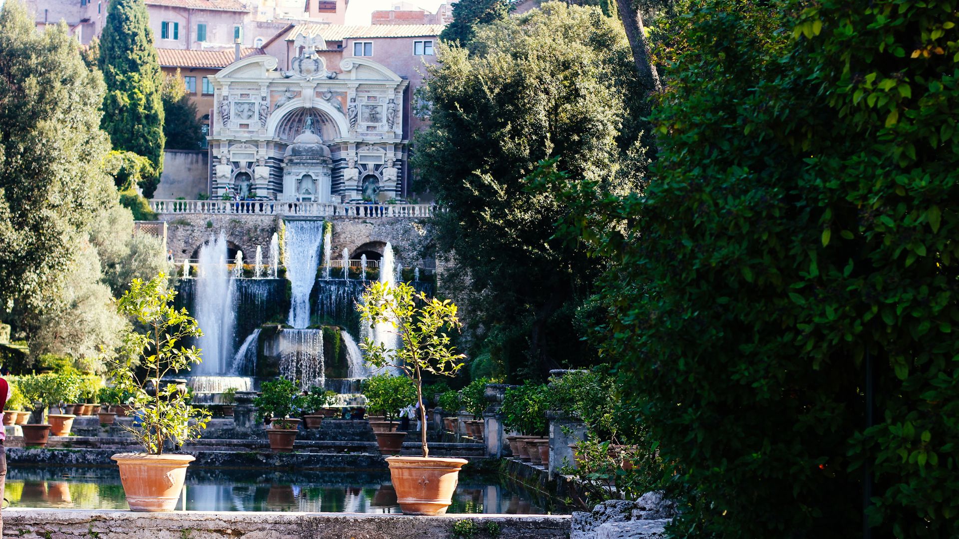 Image shows  Villa d'Este in Tivoli