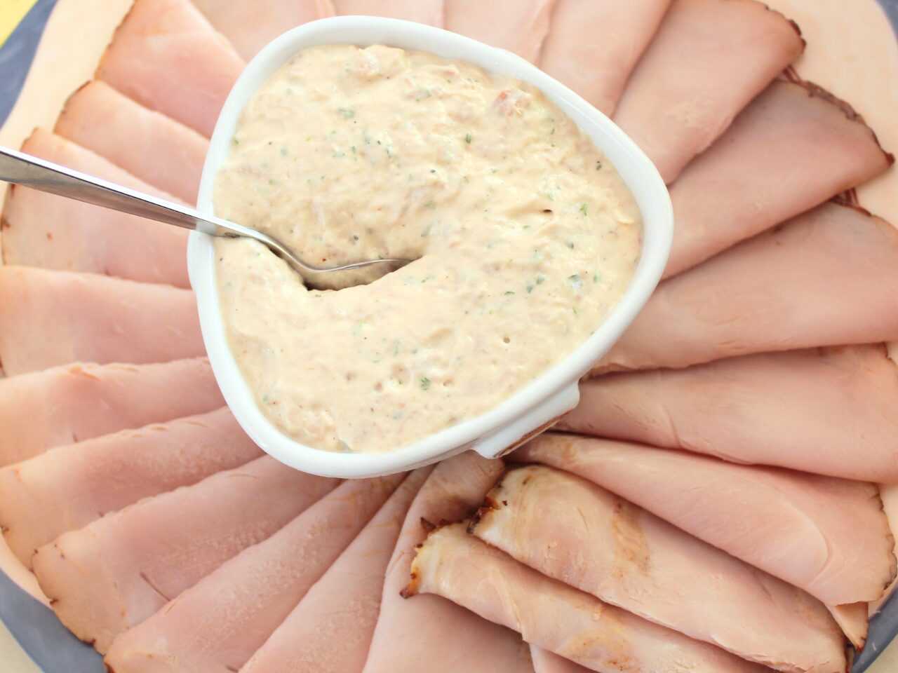 Vitello Tonnato - Italian appetizer made of veal with tuna sauce