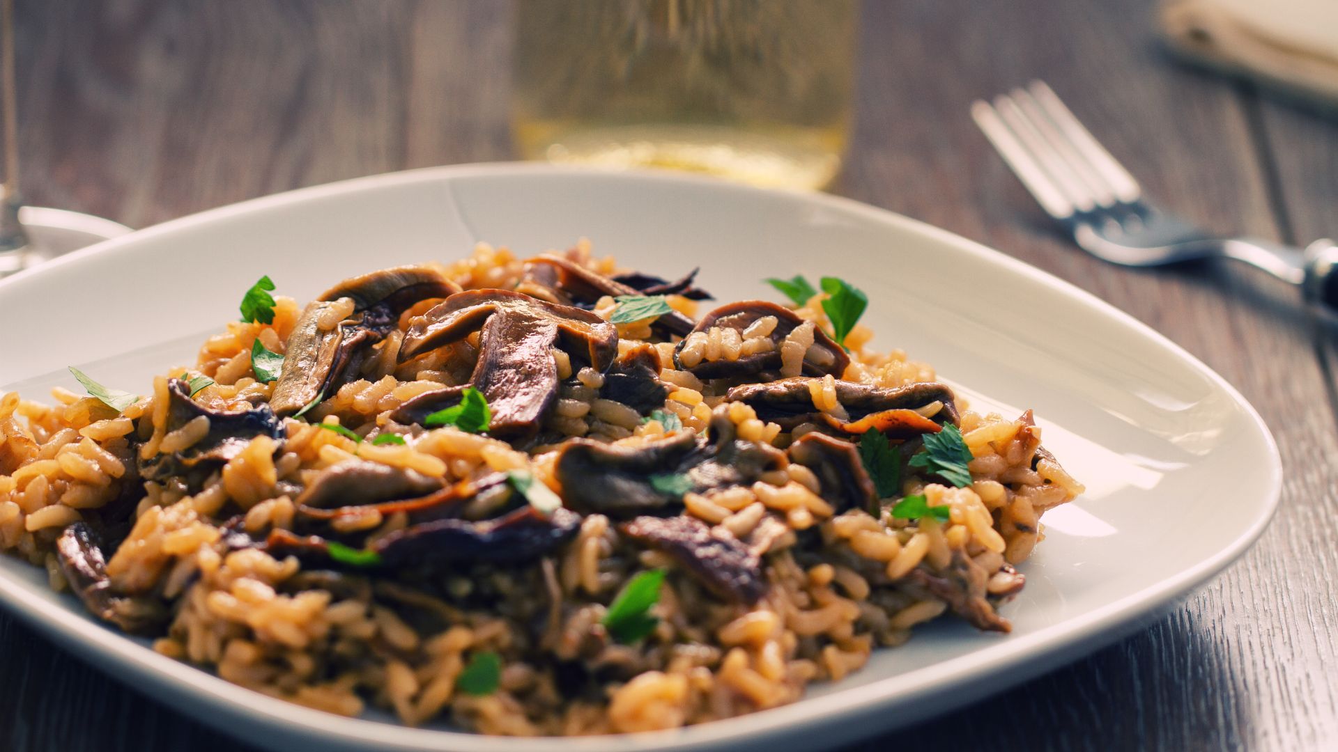 Image of Wild mushroom risotto