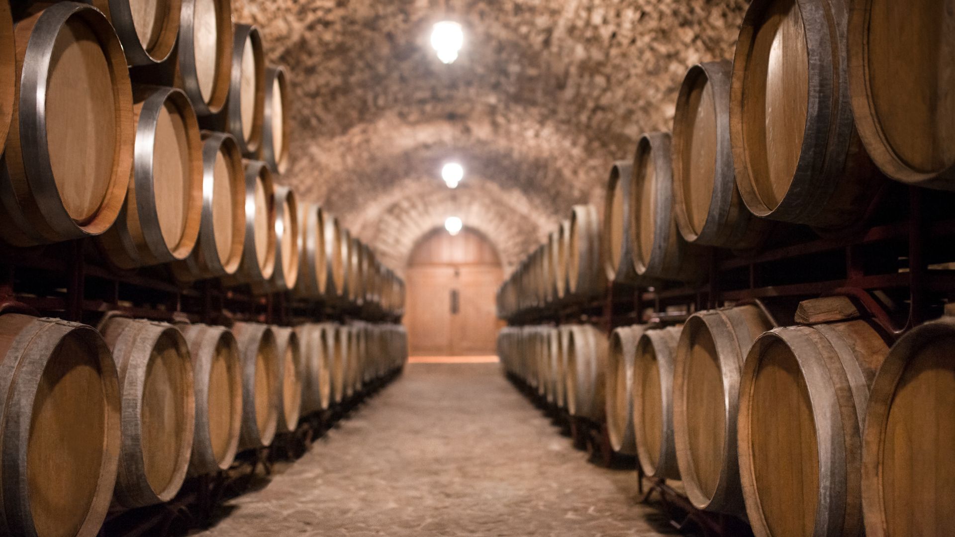 Image of underground wine cellar