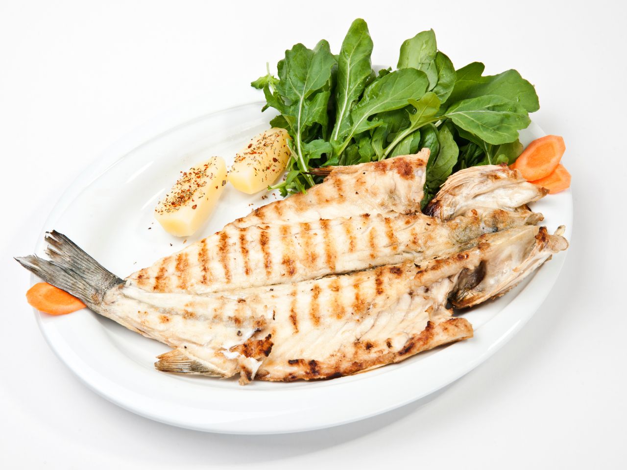 grilled sea bass