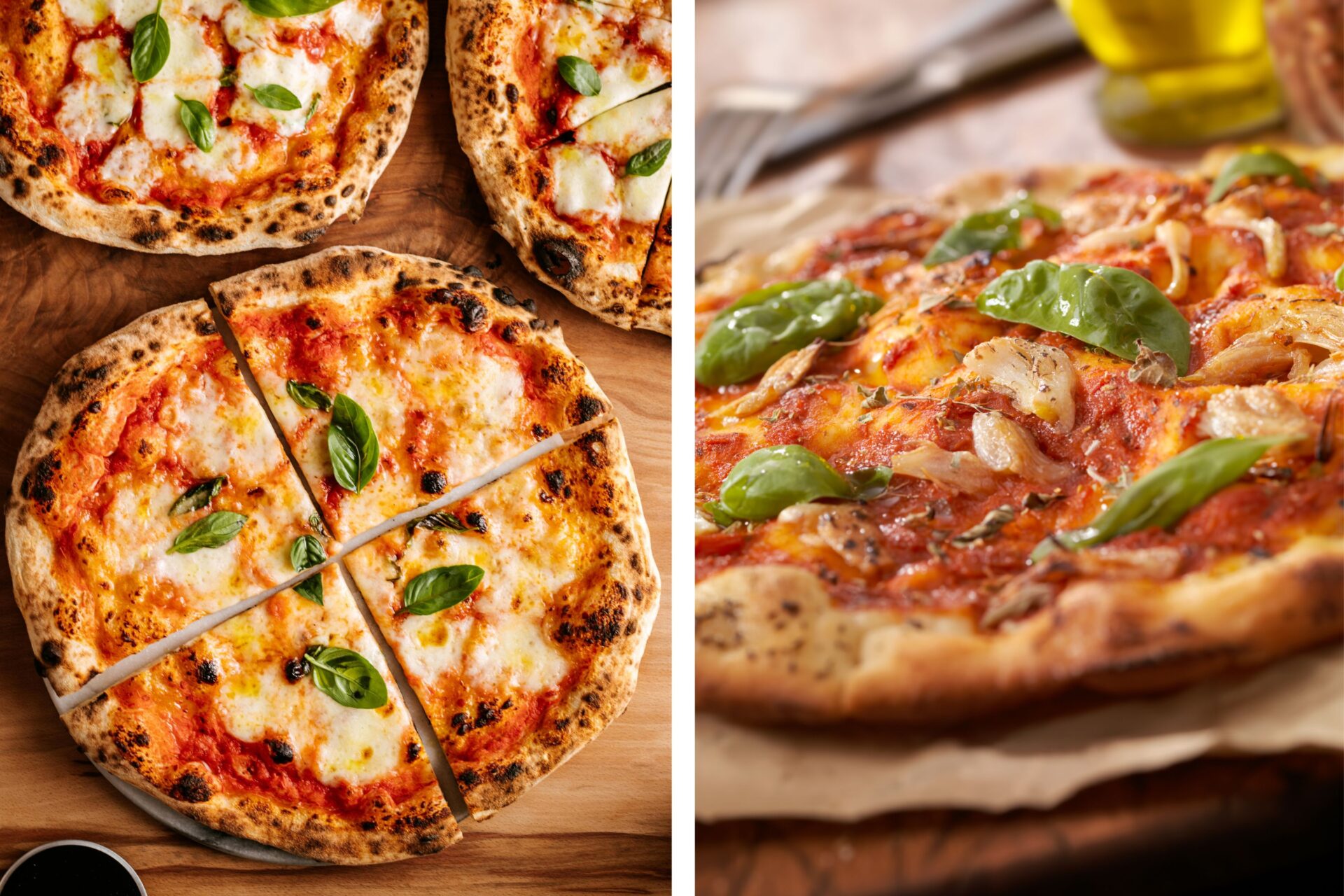 Margherita pizza | Marinara pizza