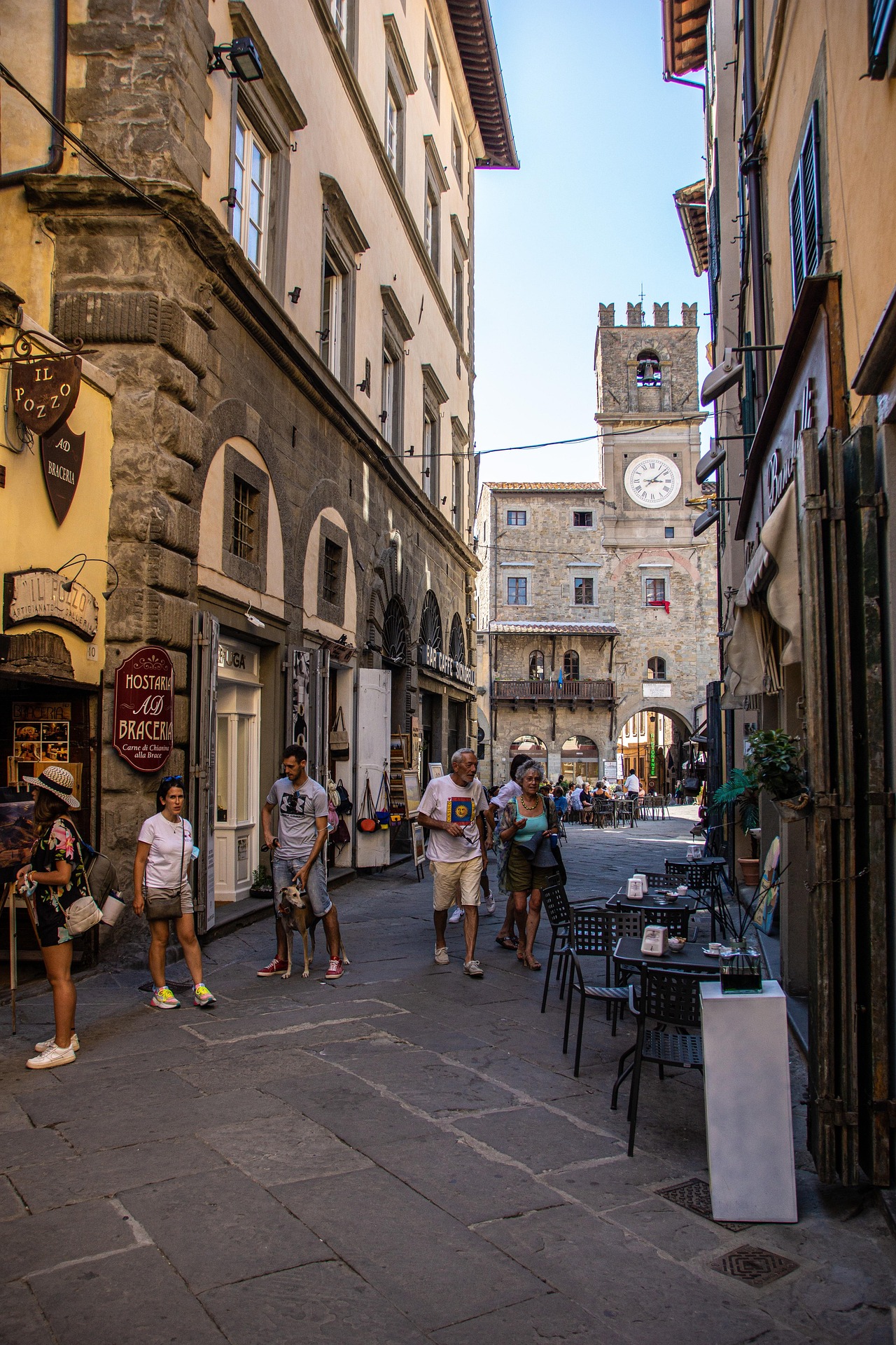 passeggiata in cortona