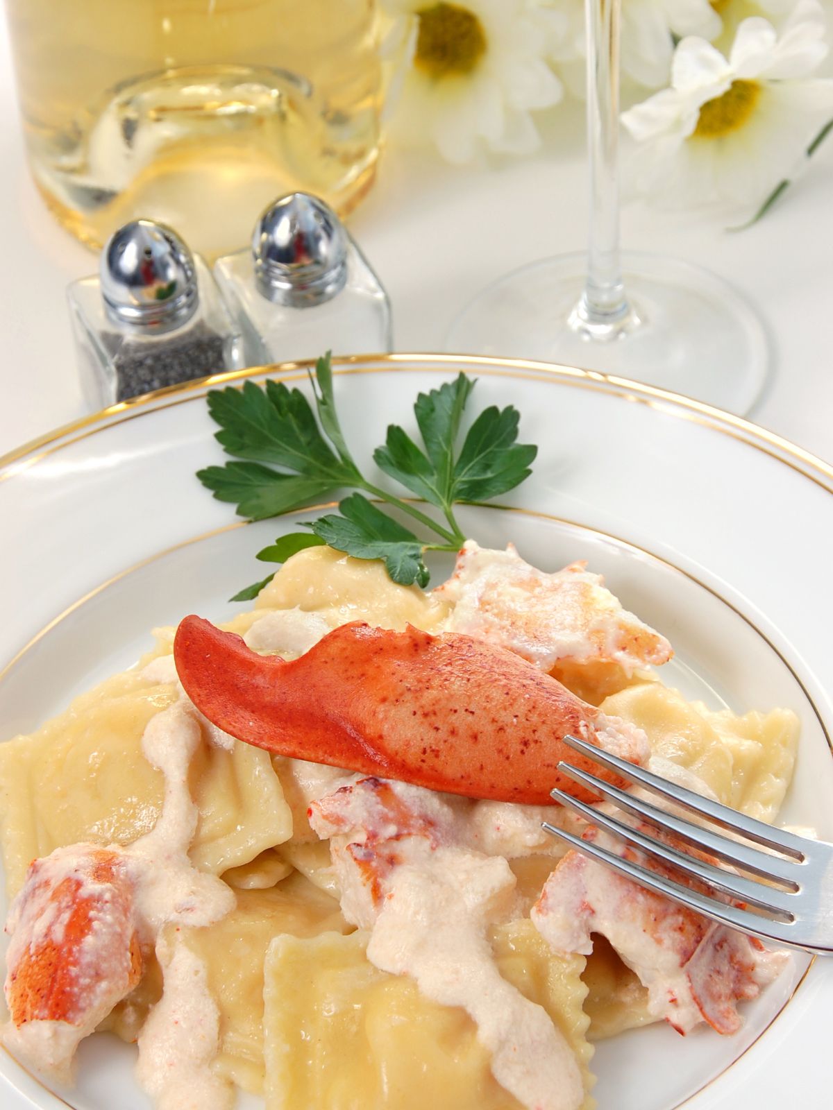 seafood ravioli