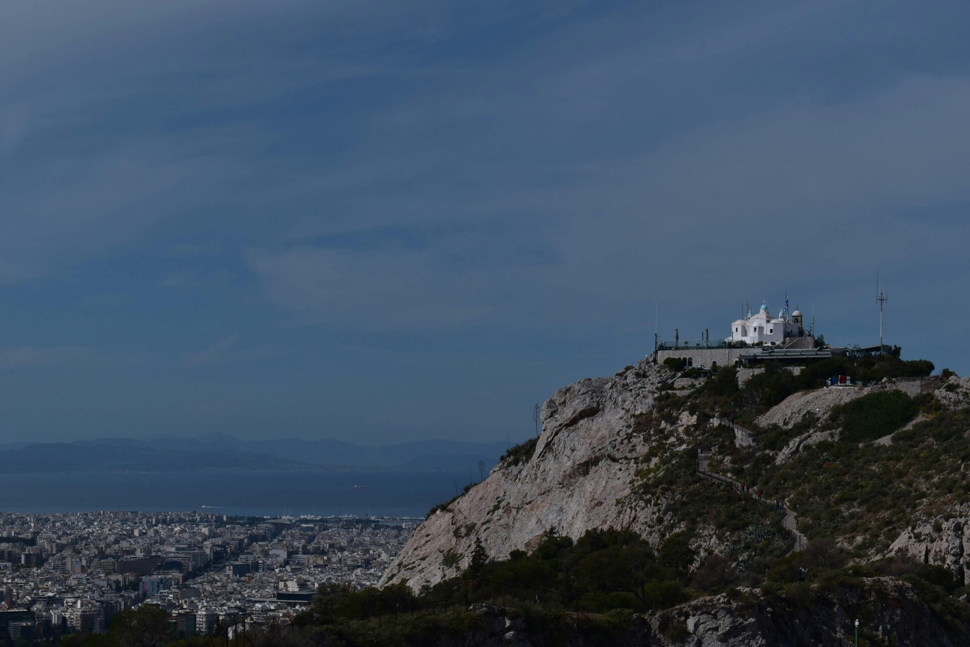 A hill with a chapel - Mount Lycabettus, Athens