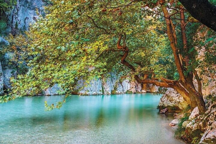 Crystal-clear waters of the Acheron River
