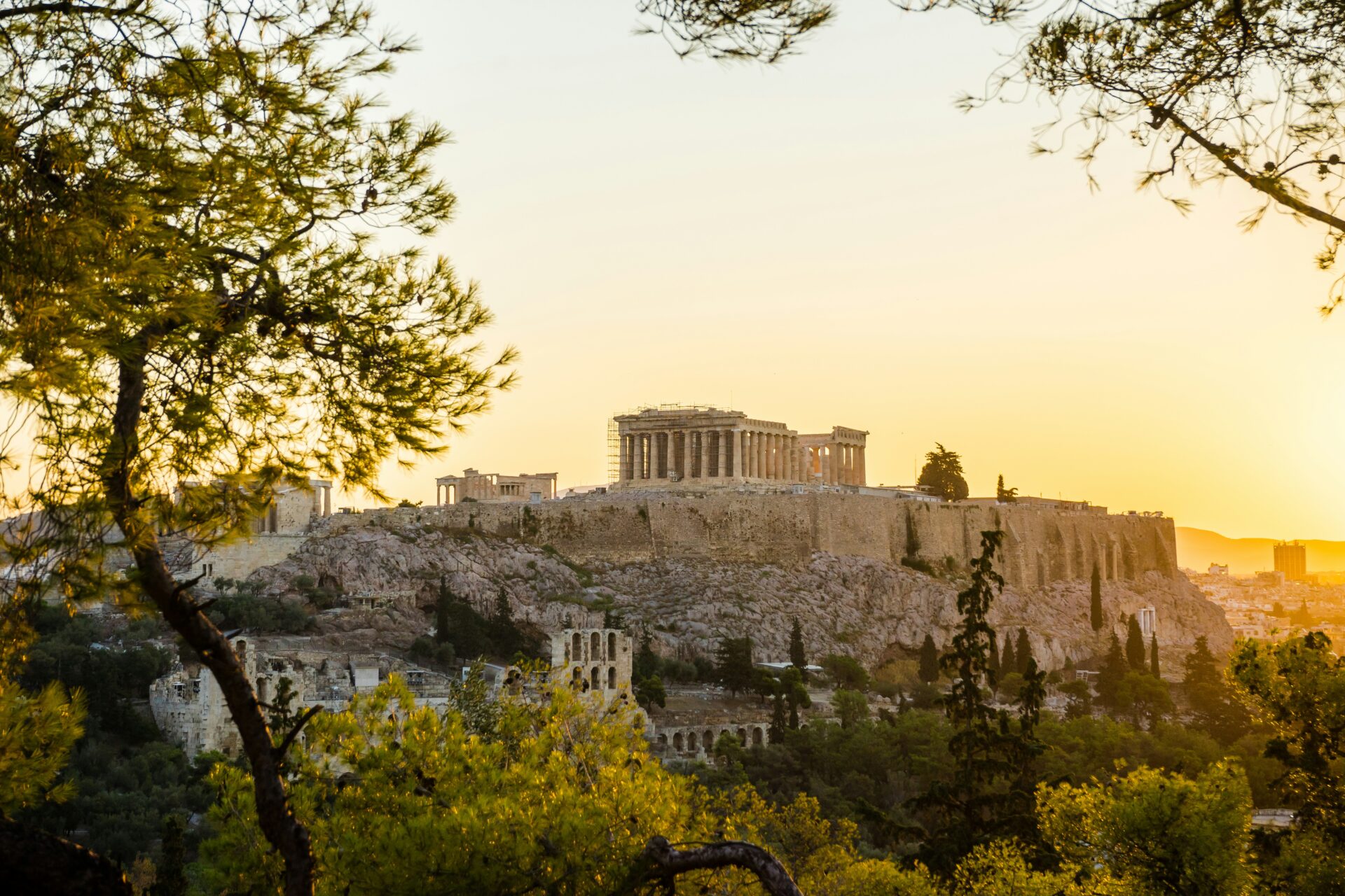Acropolis in Sunset 2