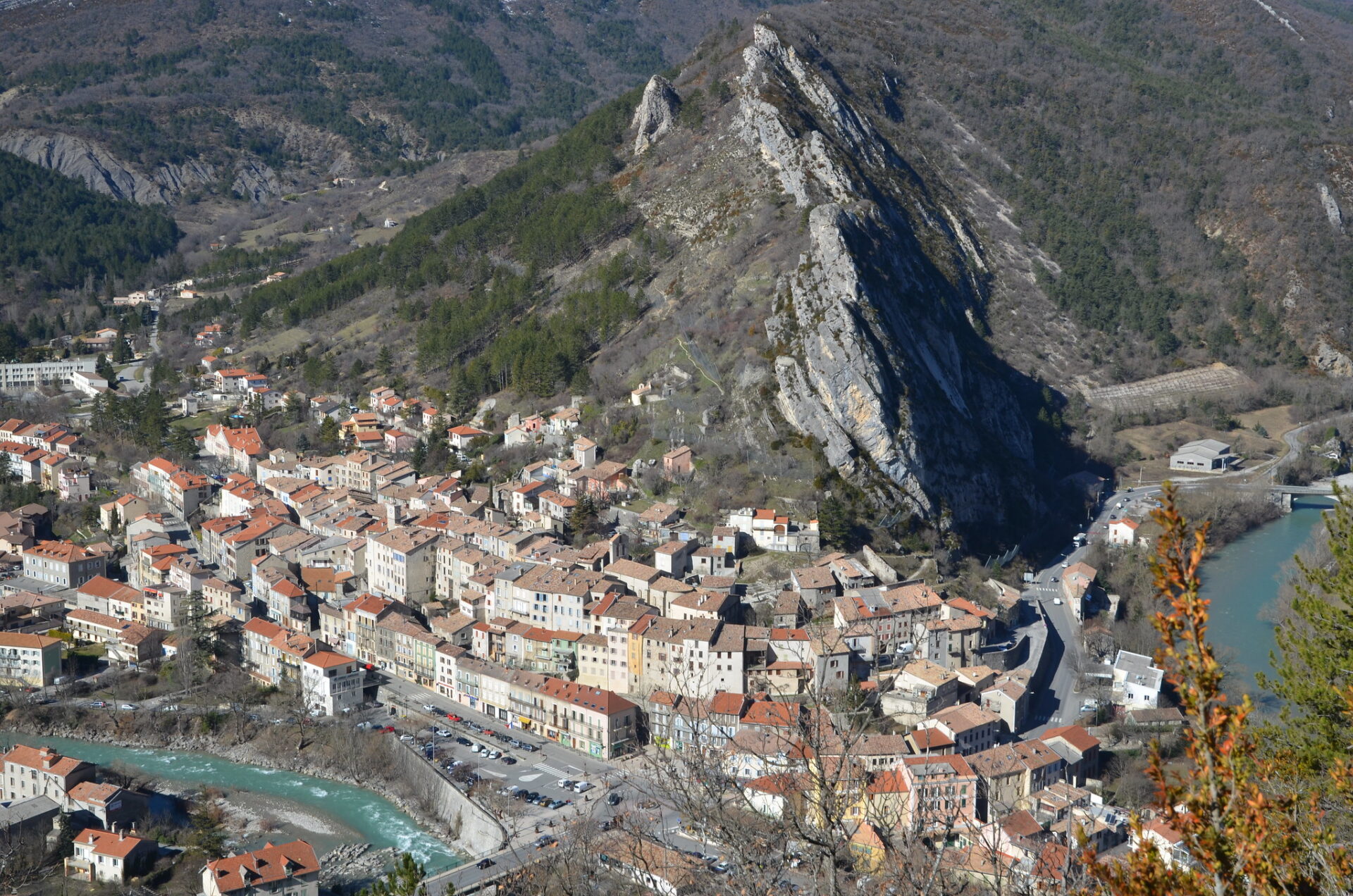 Aerial View of Serres, Greece