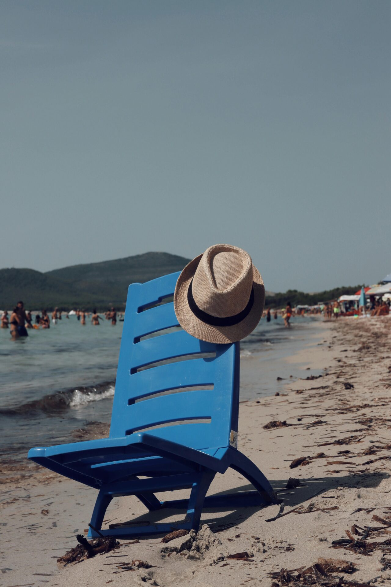 Beautiful beach in Alghero with soft golden sand