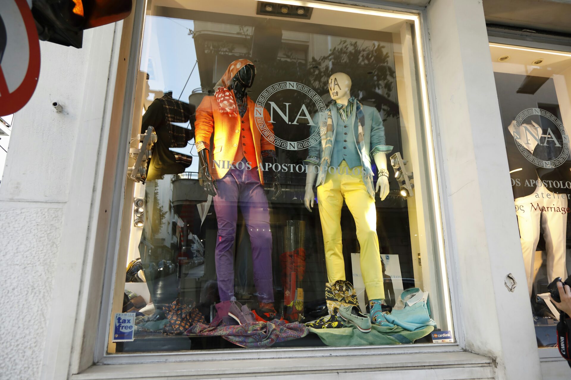 An apparel store in Kolonaki - mens clothing store
