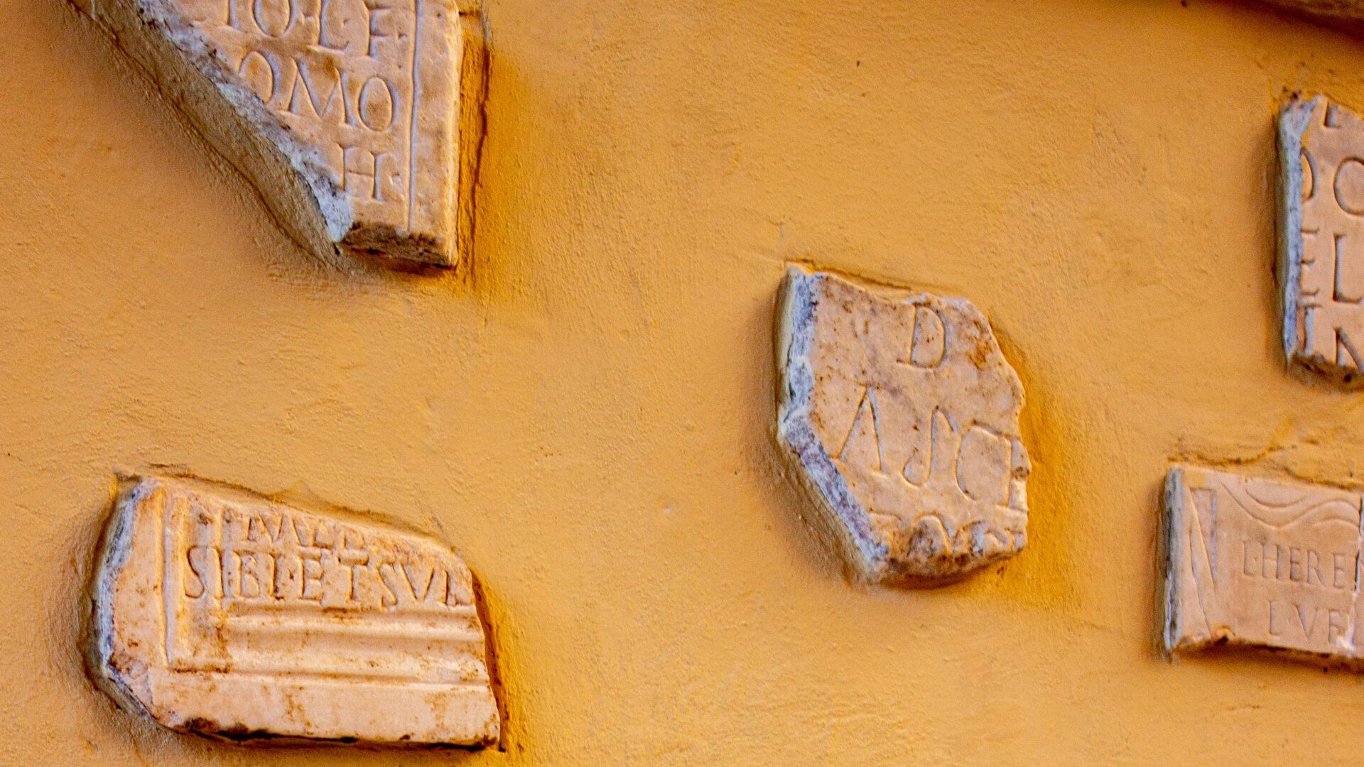 Ancient Roman Inscriptions - Stone tablets