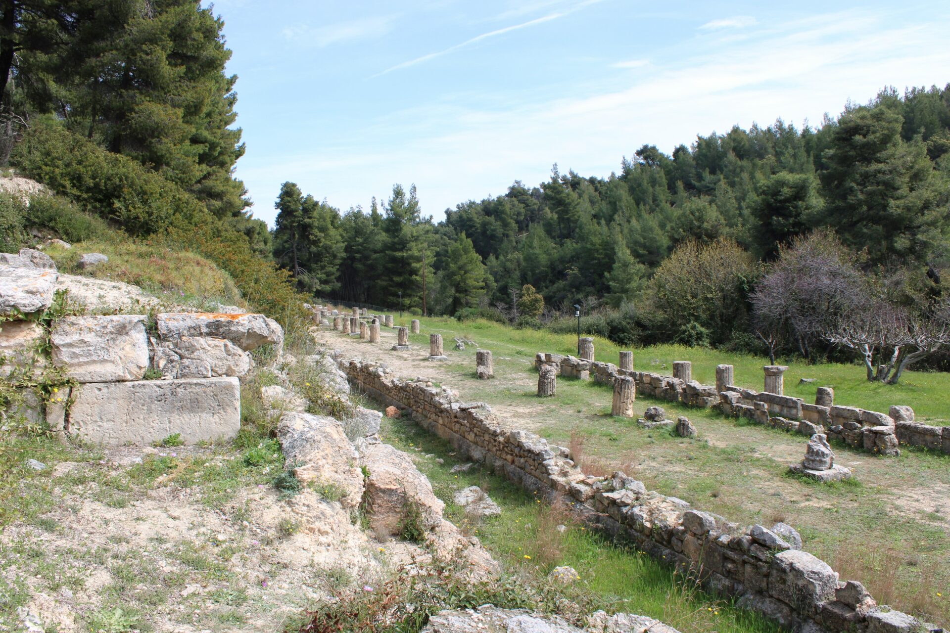 Well-preserved ancient Greek Ruins