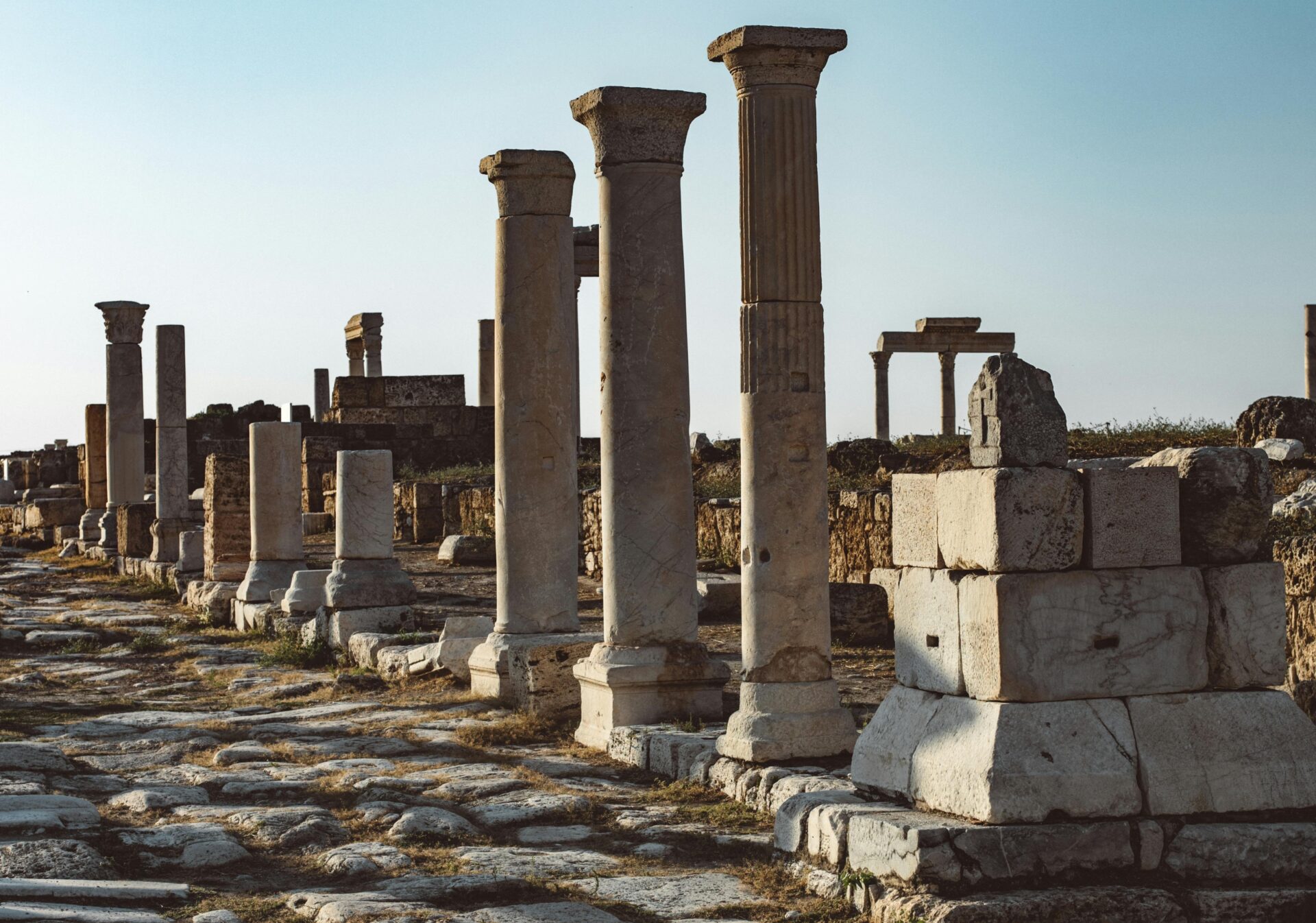 Ancient site - Roman column ruins