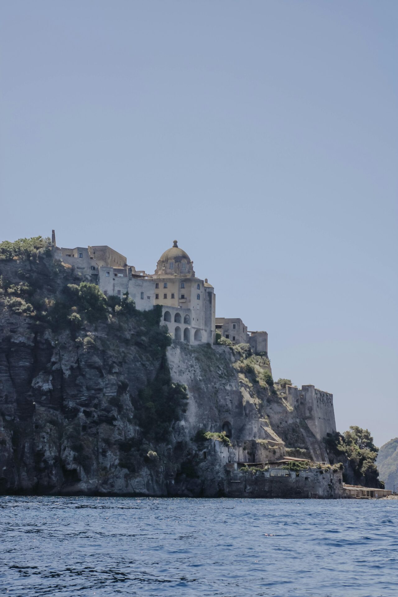 View of the Aragonese Castle on the Seacoast