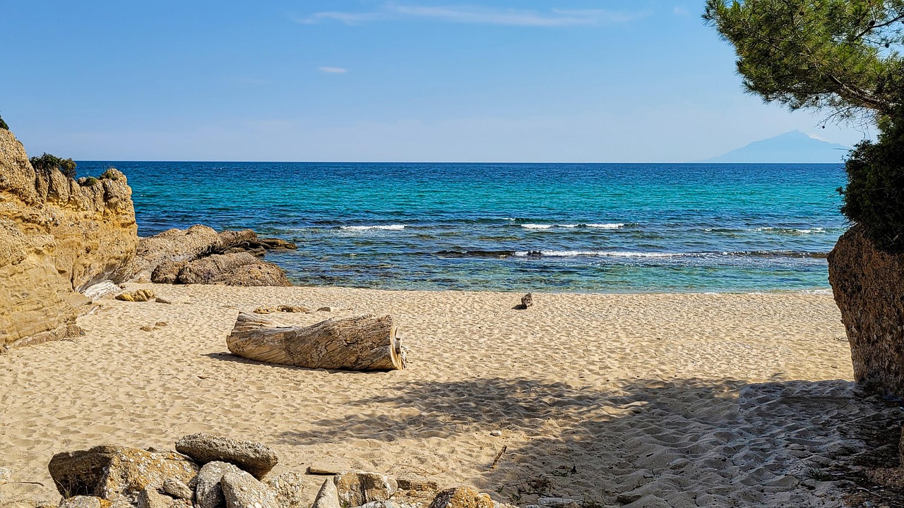 Beach in Aegean Sea - beach shoreline