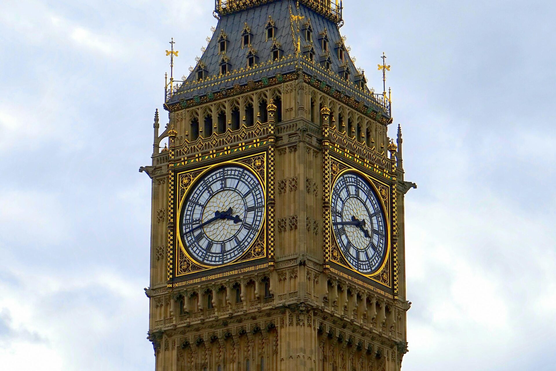 Big Ben in London - clock tower