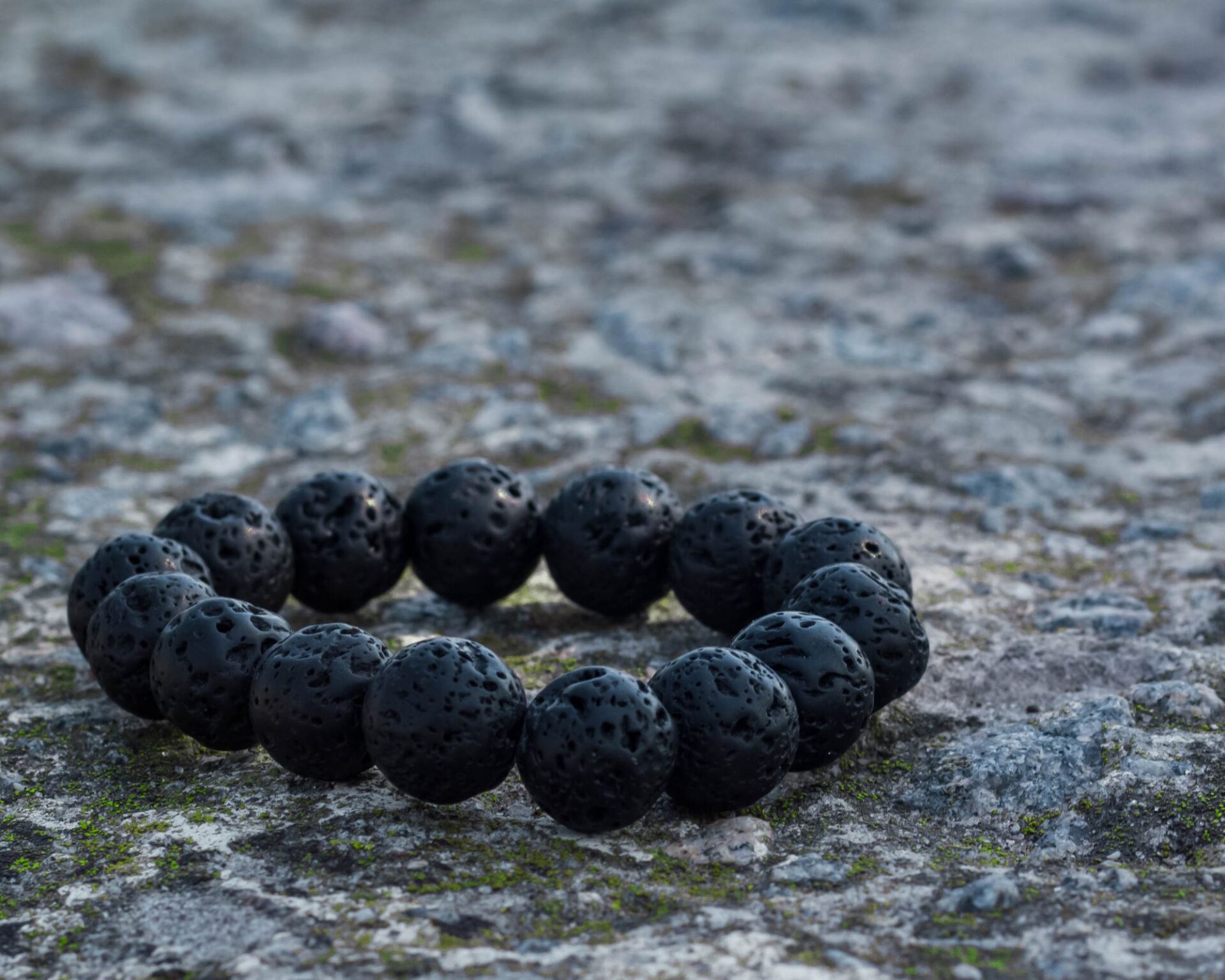 black lava stone jewelry