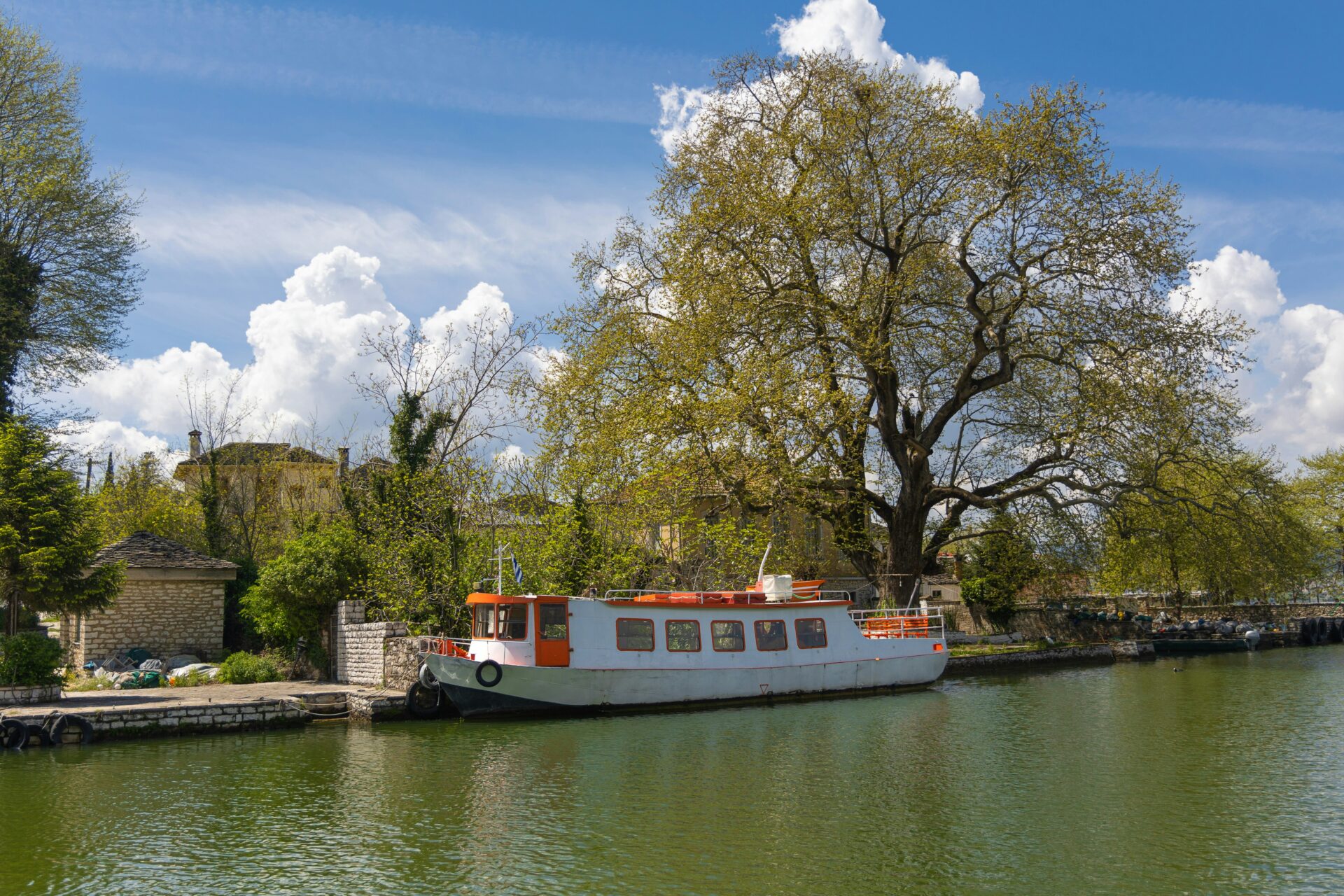 Boats in Lake Pamvotida