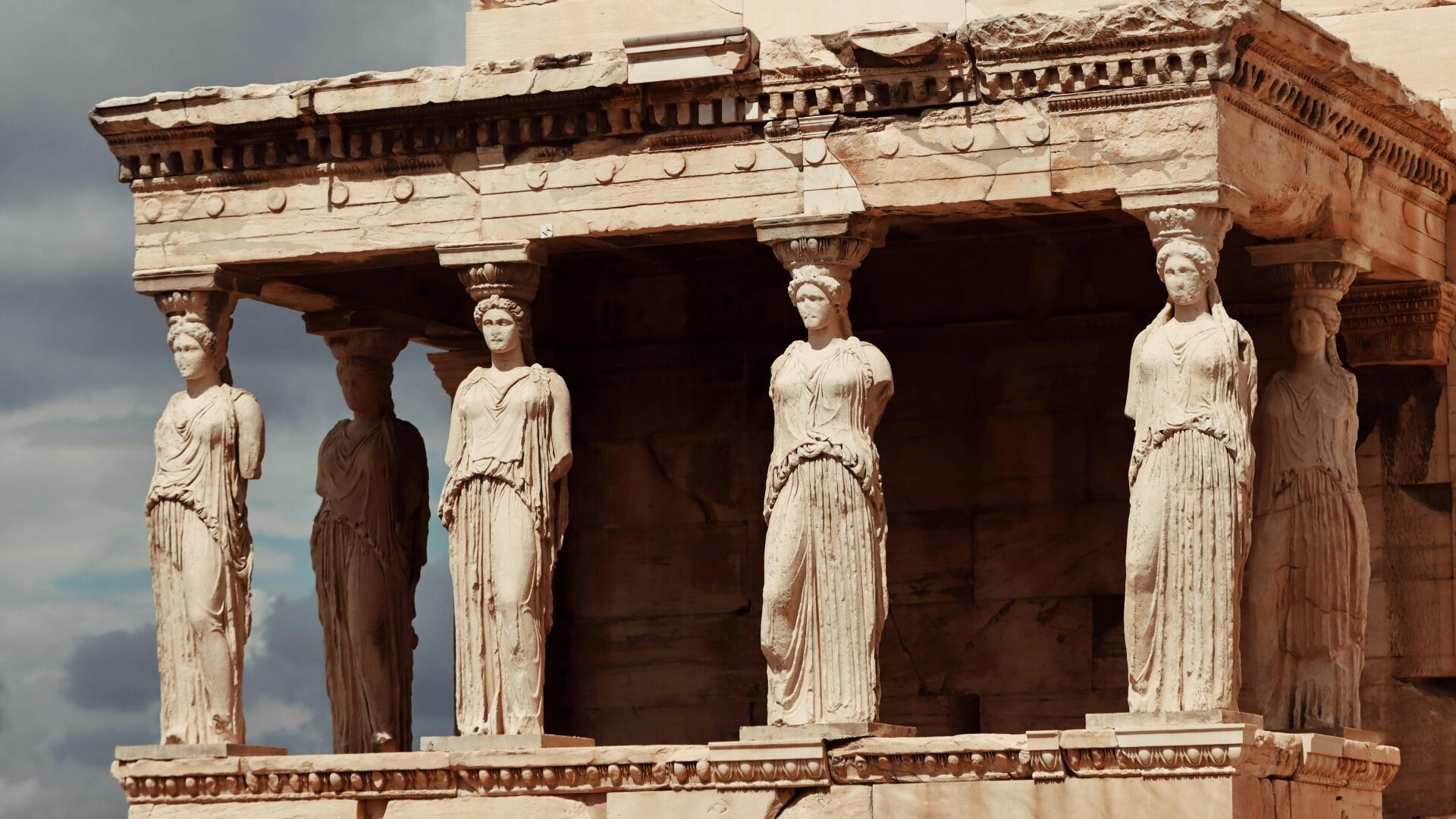 Caryatids of the Erechtheion at Acropolis