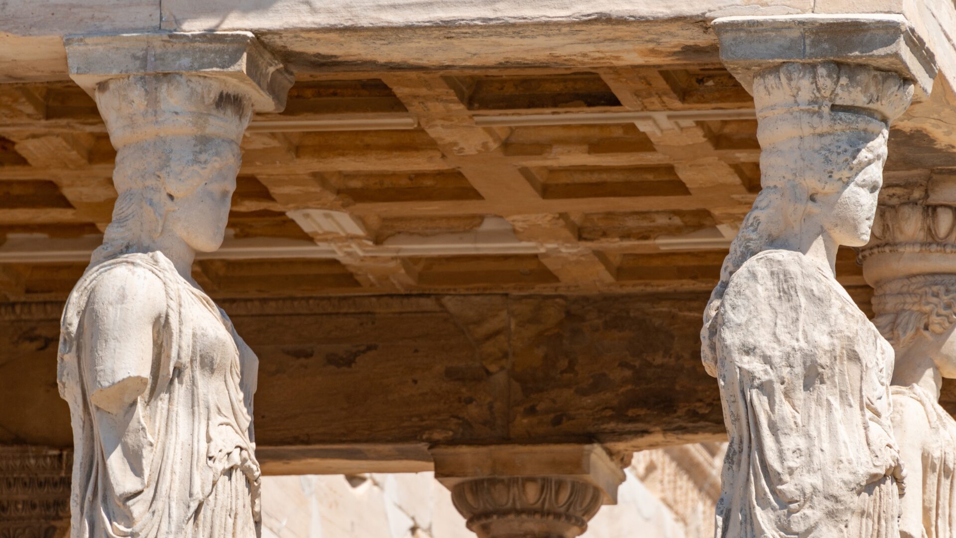 Caryatids statues