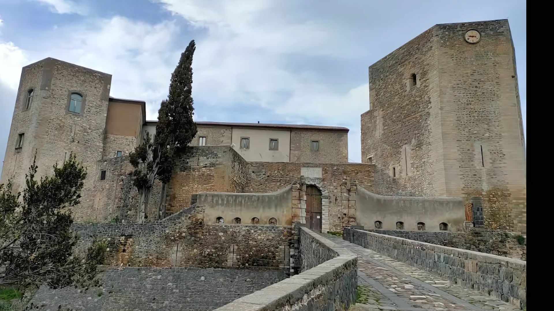 Image shows Melfi Castle, Melfi, Potenza, Basilicata, Italy.. 