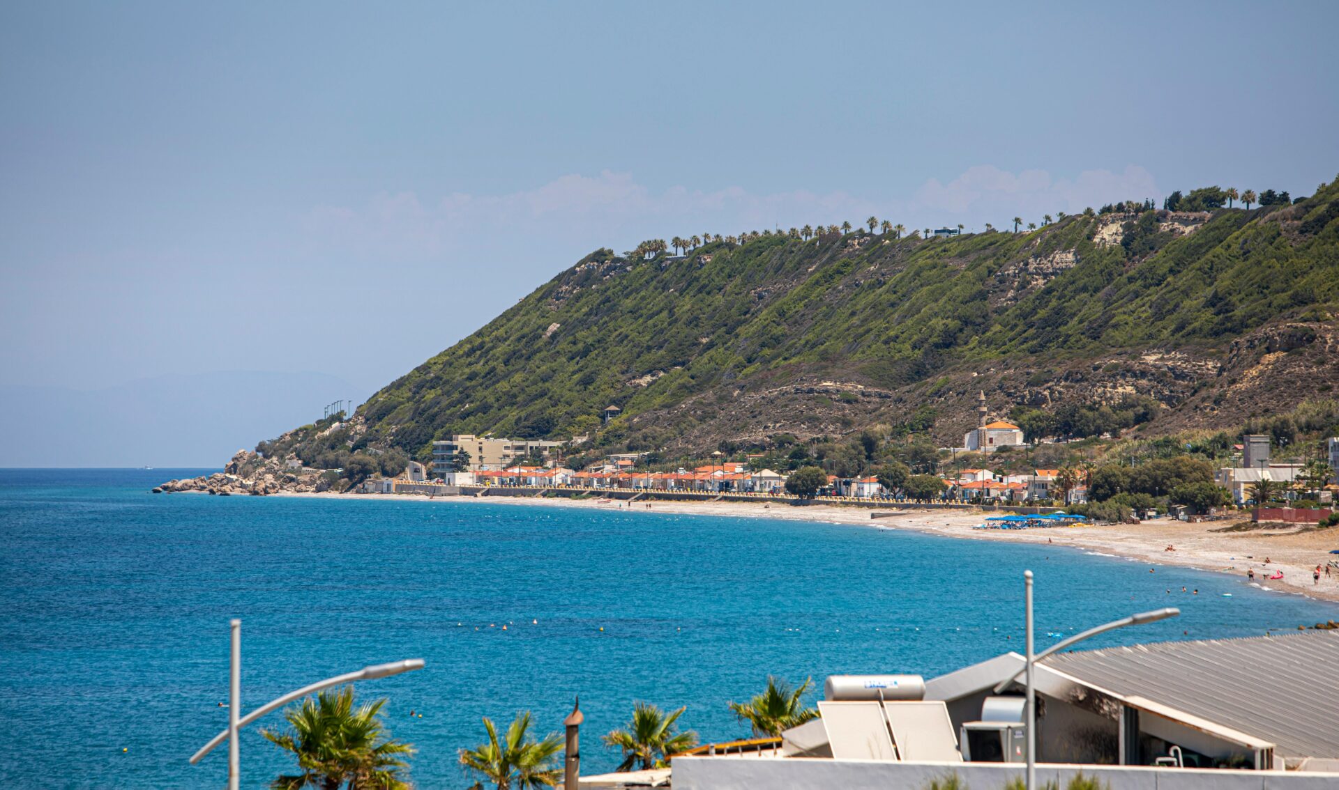Stunning view of Catanzaro, where the golden beaches meet the rolling mountains.