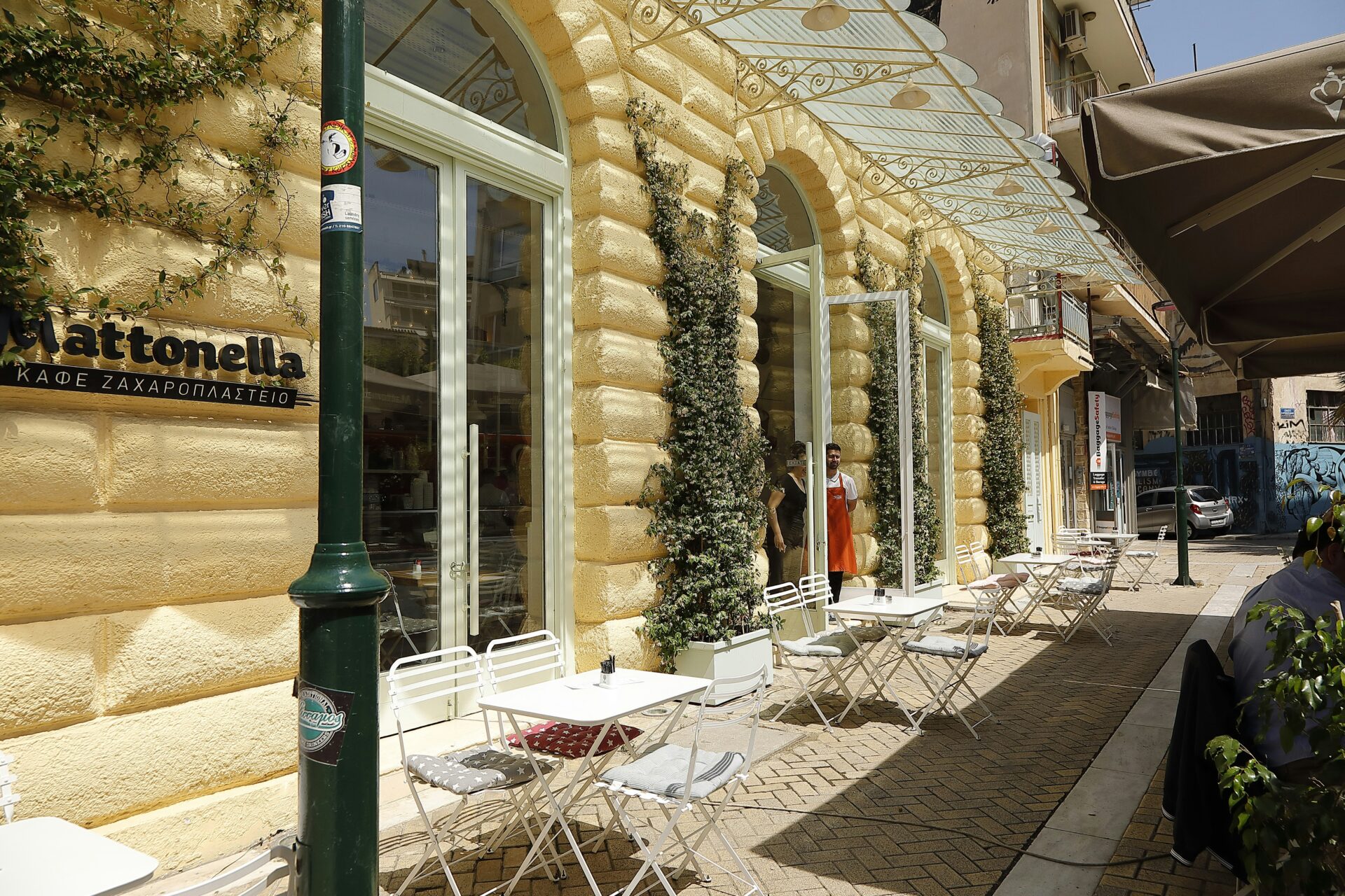 Coffee shop or restaurant in Psyri, Athens